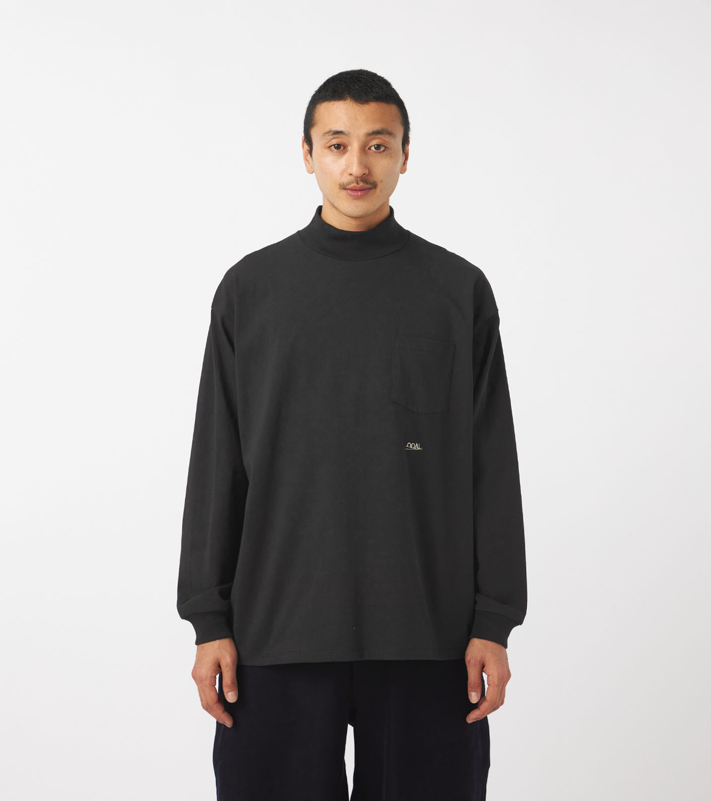 OOAL Mock Neck L/S Tee