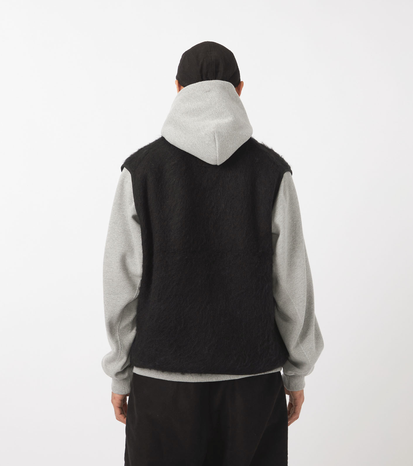 Zip-Up Mohair Vest