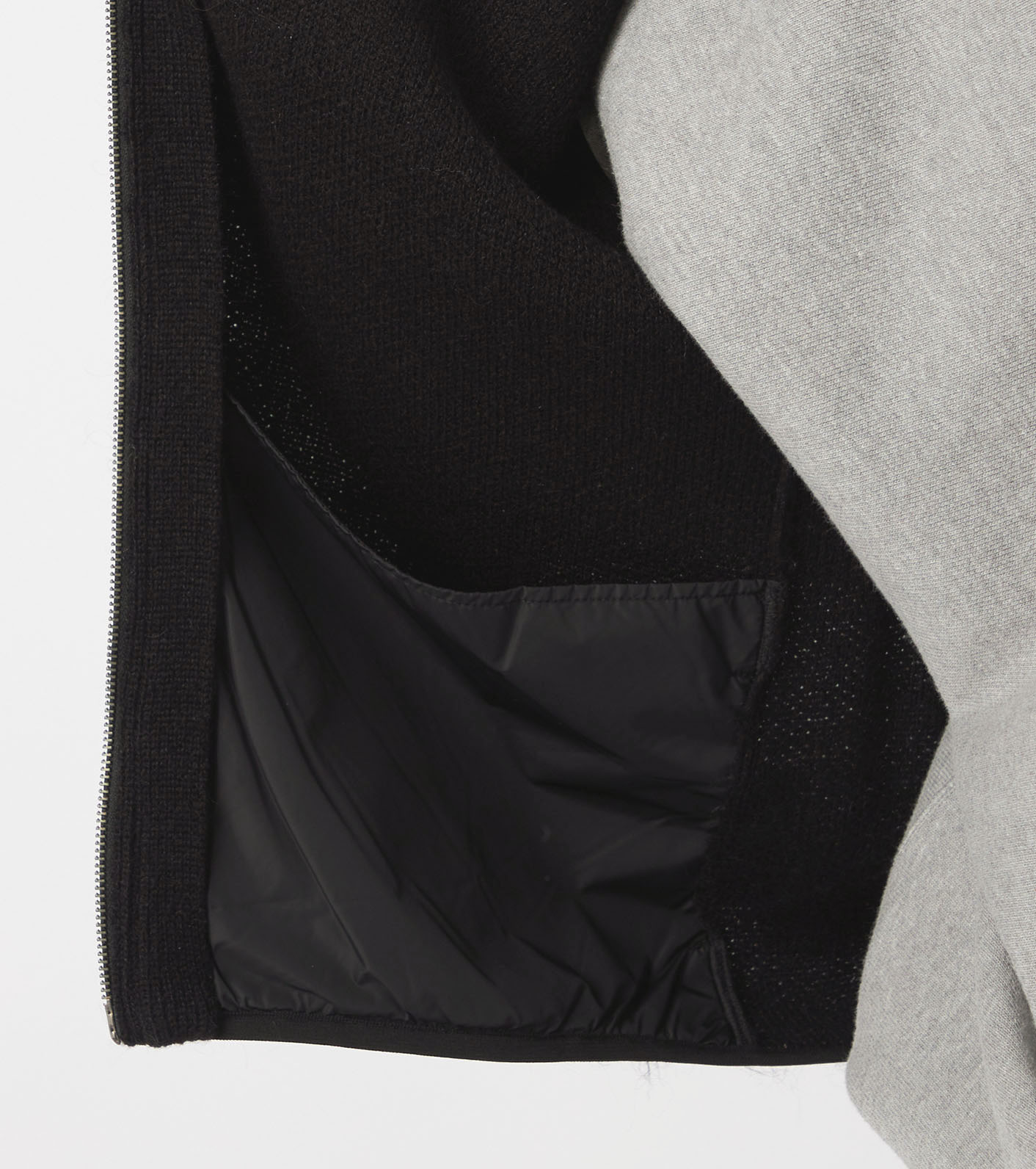 Zip-Up Mohair Vest