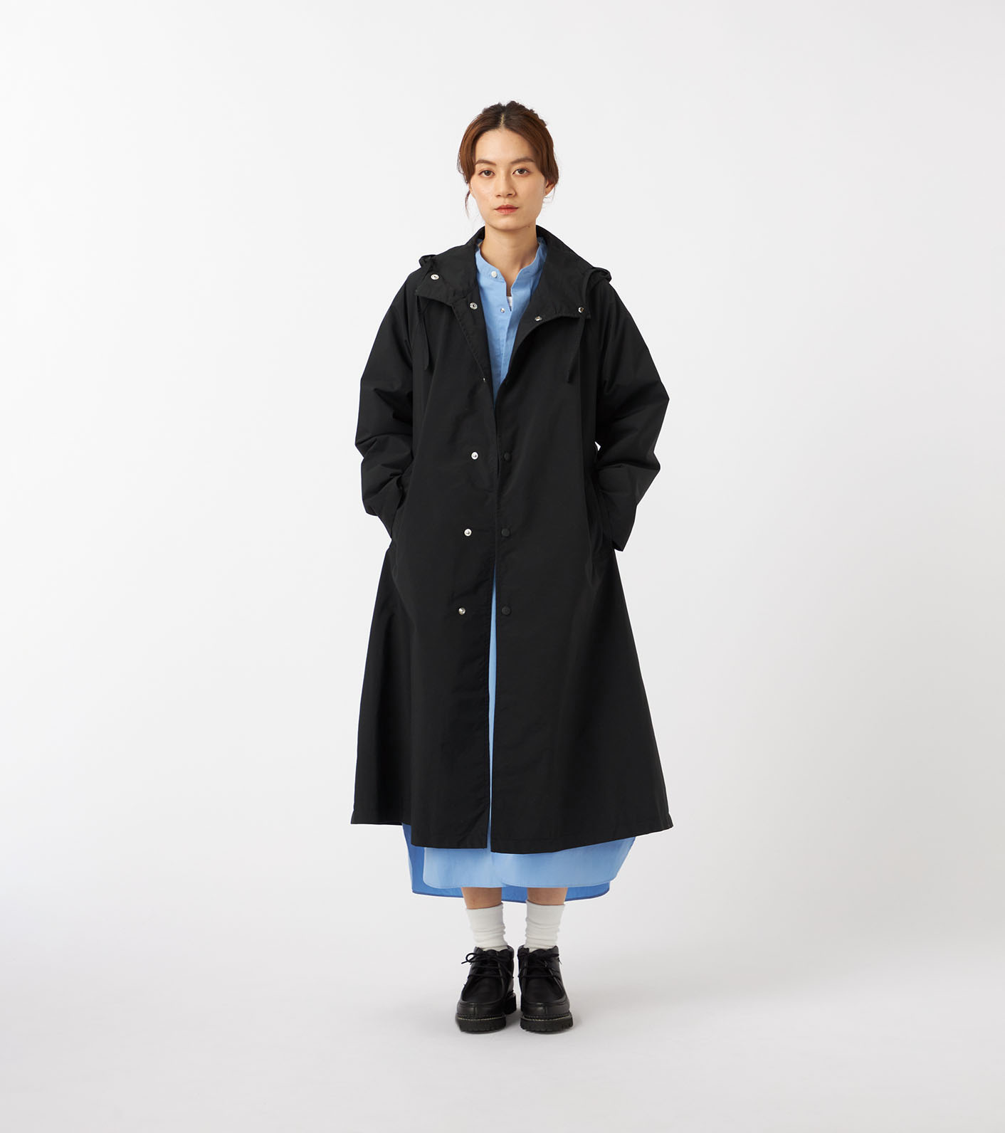 2L NYLON GORE-TEX Hooded Coat
