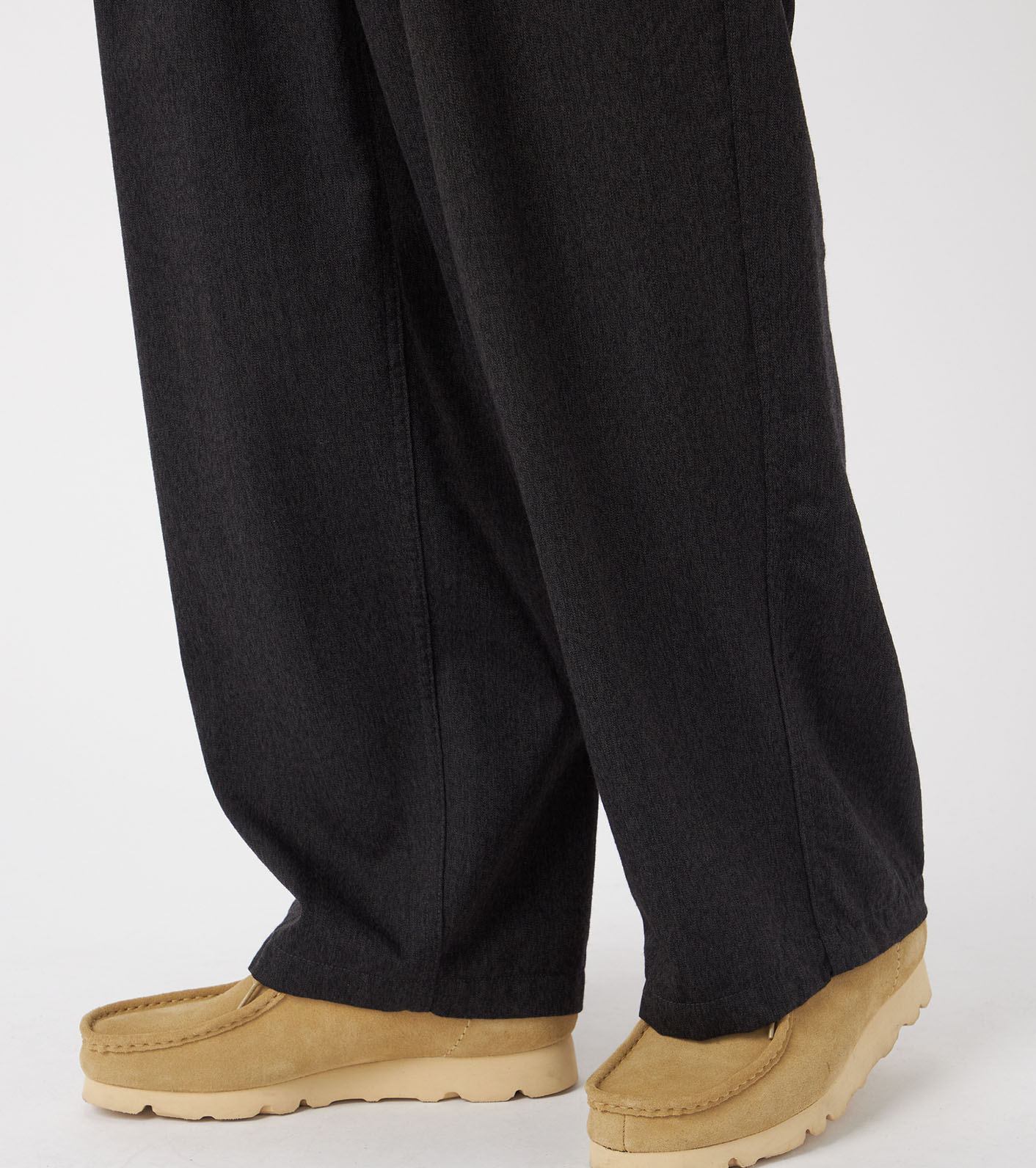 Wool Gabardine Pleat Pants