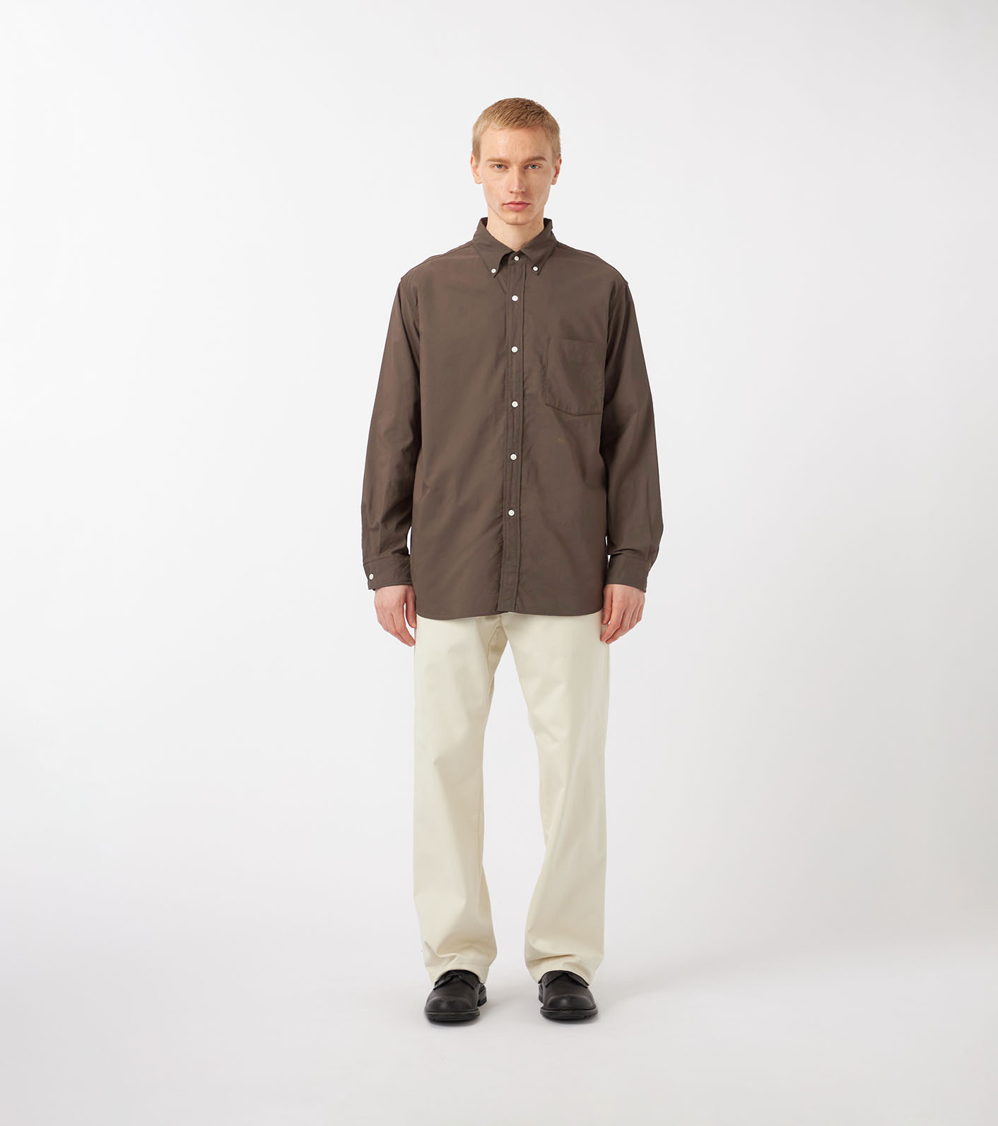 Wide Straight Chino Pants