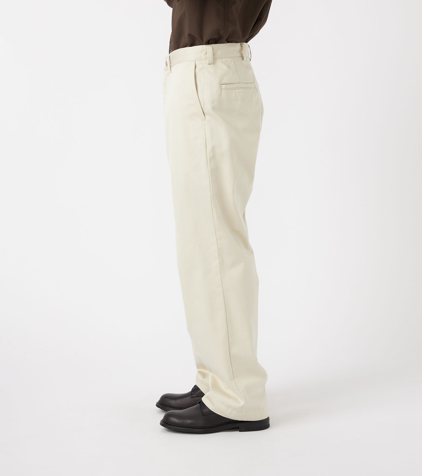 Wide Straight Chino Pants