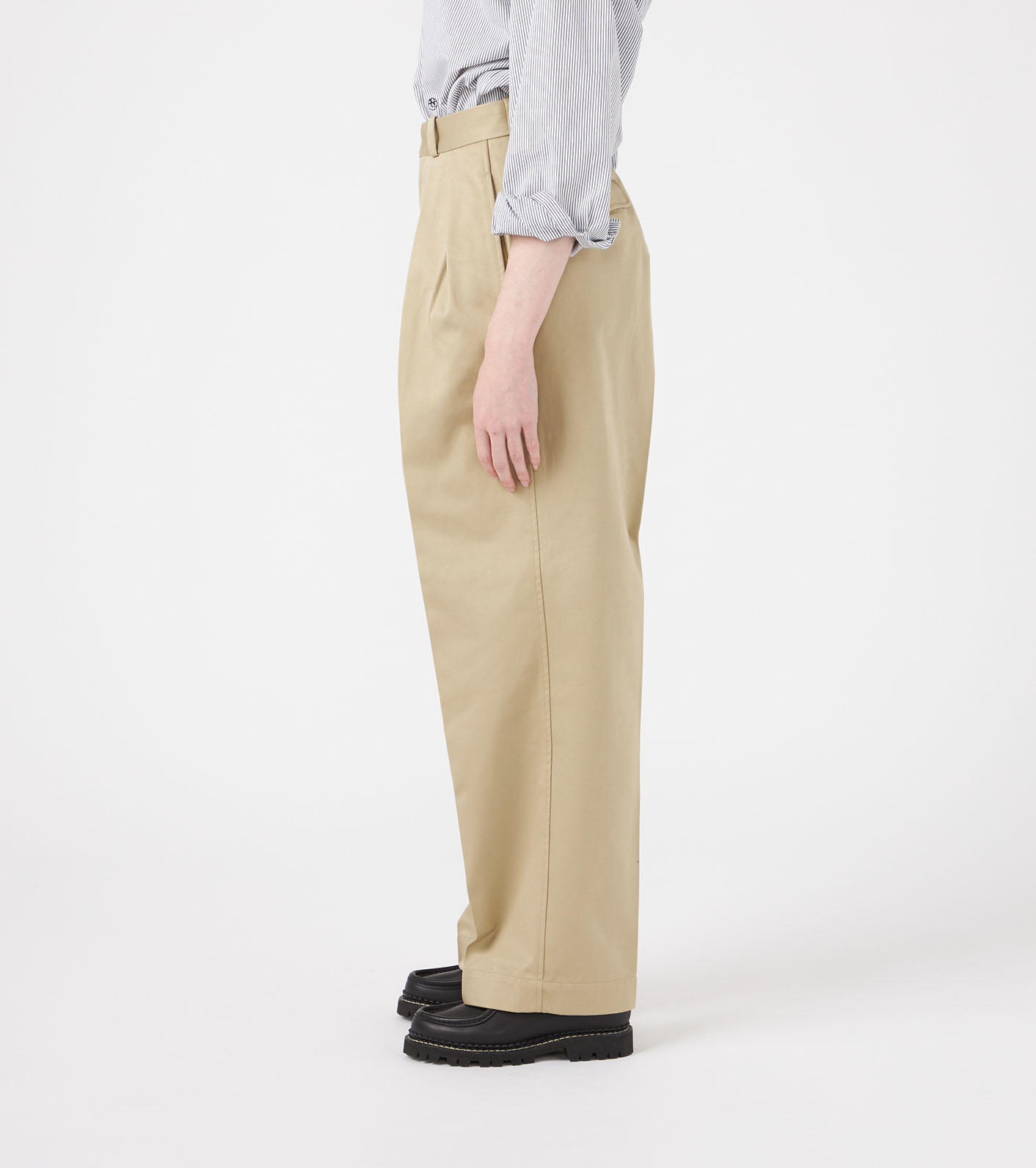 Double Pleated Chino Pants