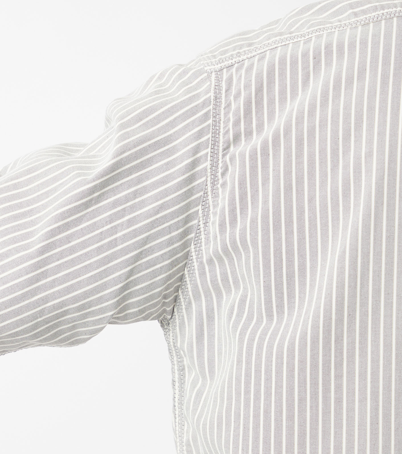 Button Down Stripe Wind Shirt