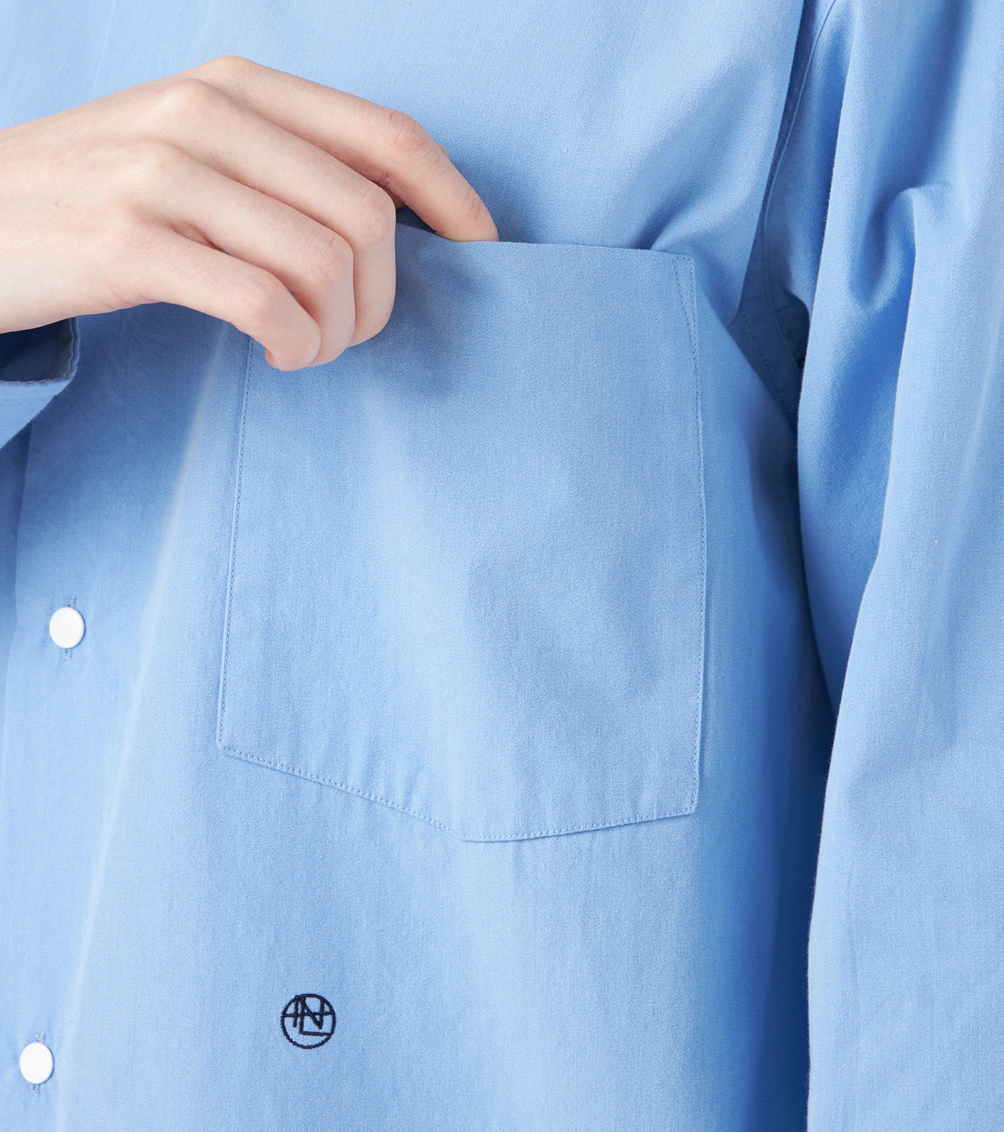 Band Collar Wind Shirt