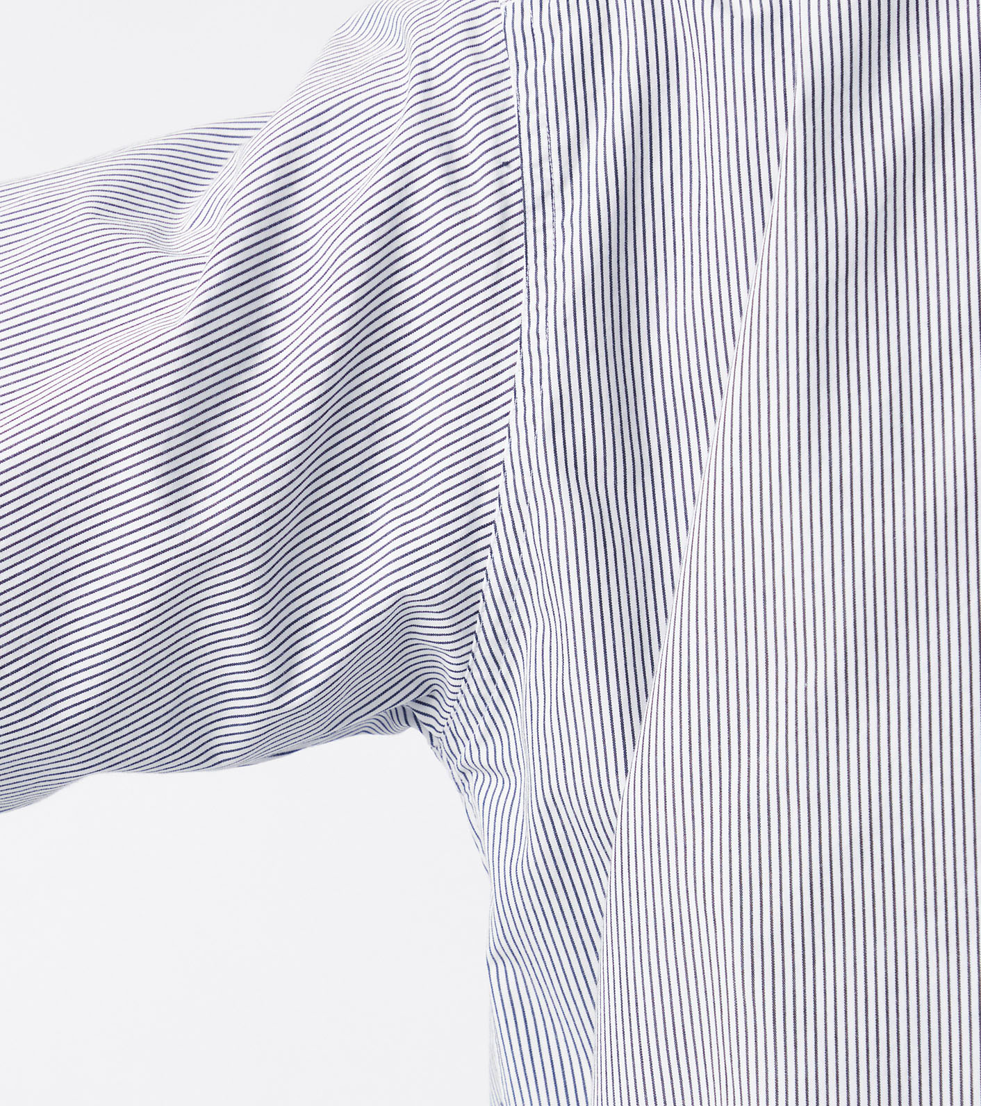 Regular Collar Stripe Wind Shirt
