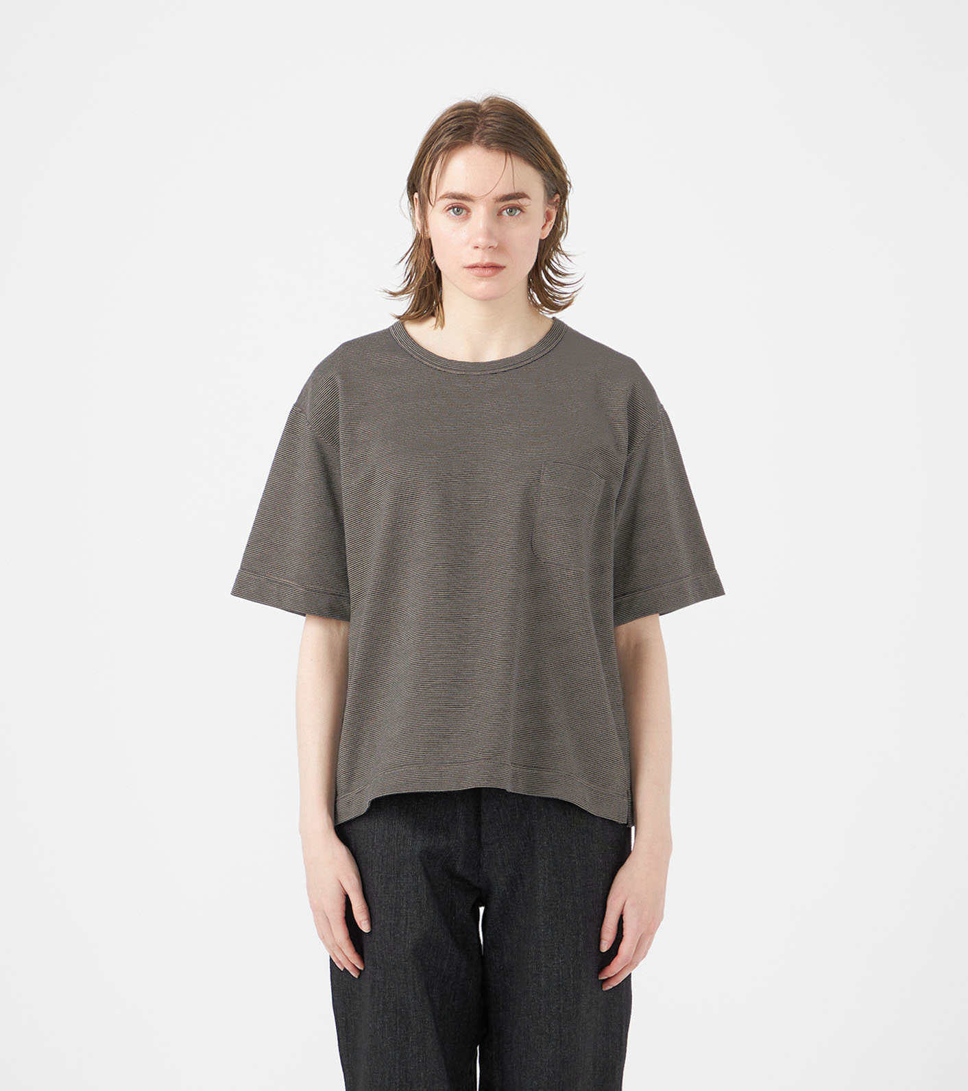 Micro Stripe Pocket Tee