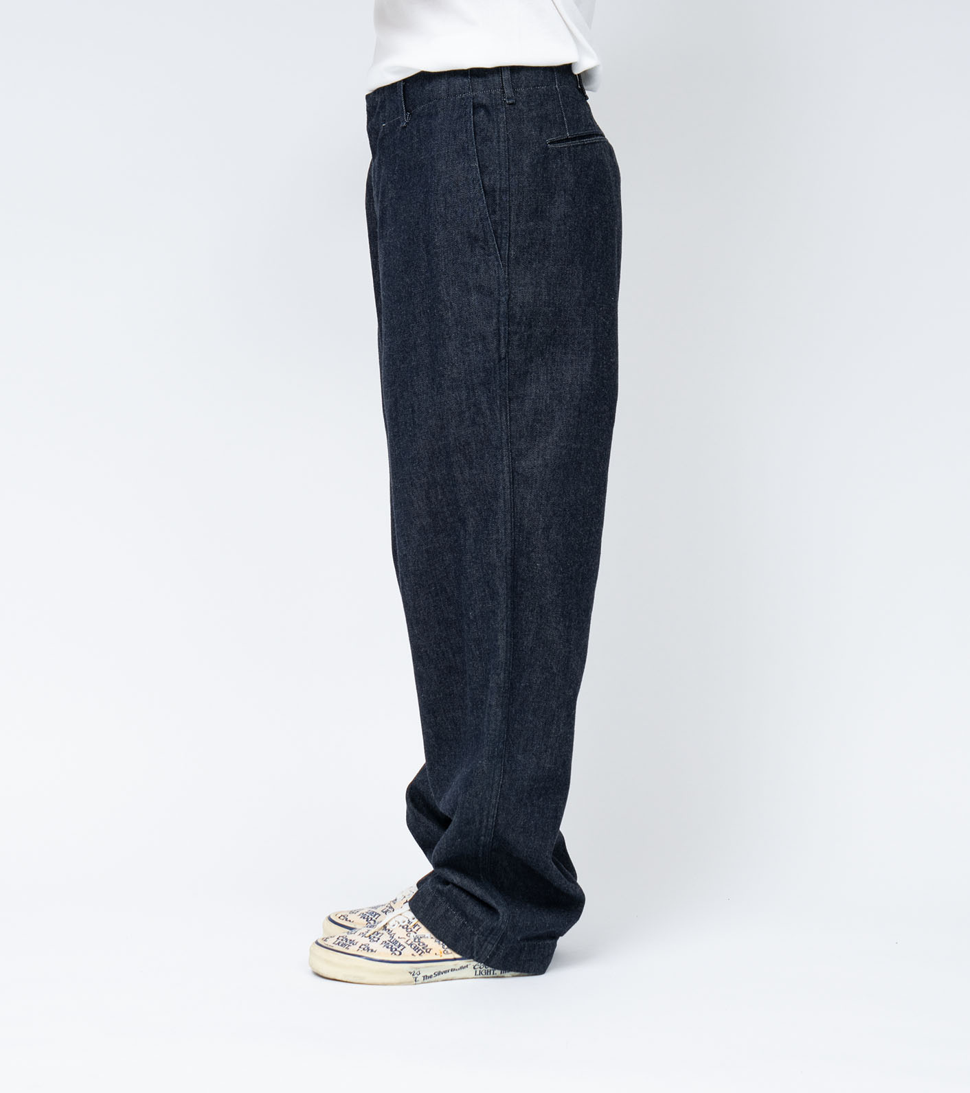 Wide Denim Pants