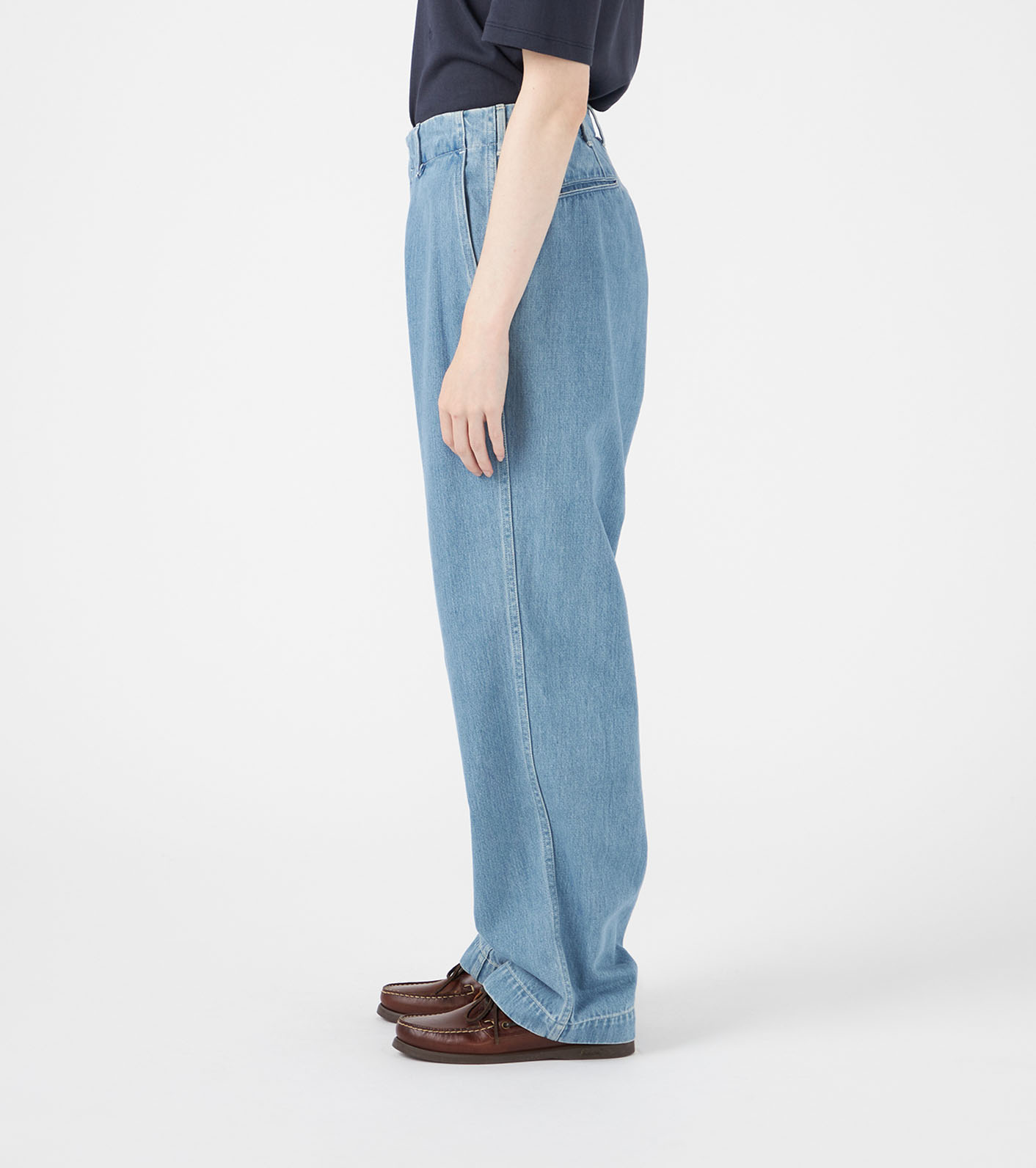 Wide Denim Pants