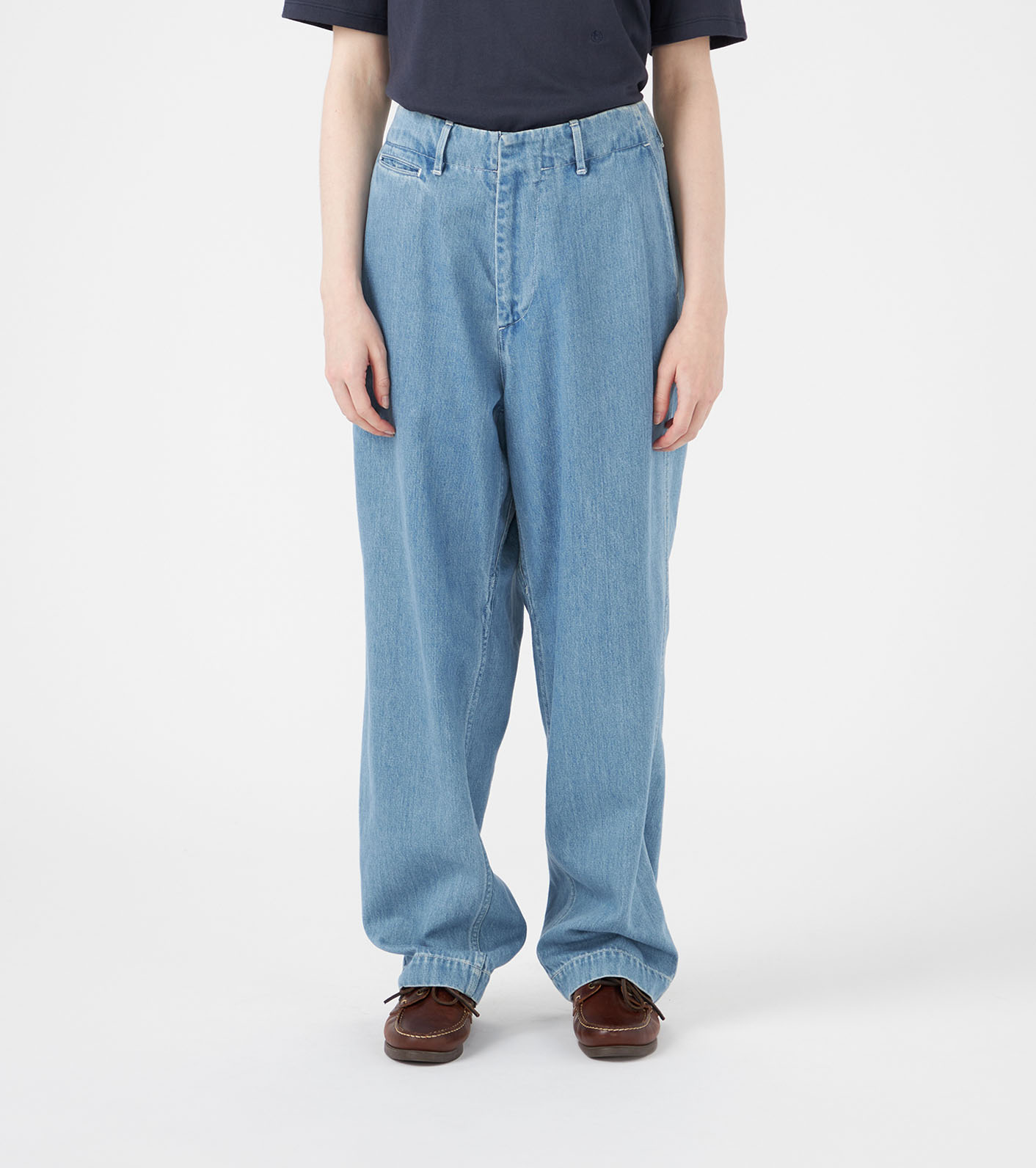 Wide Denim Pants
