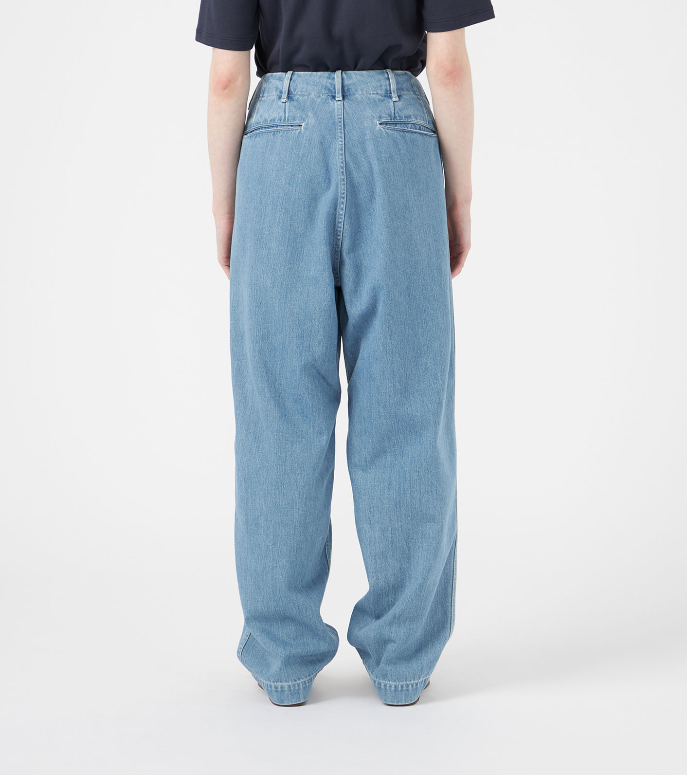 Wide Denim Pants