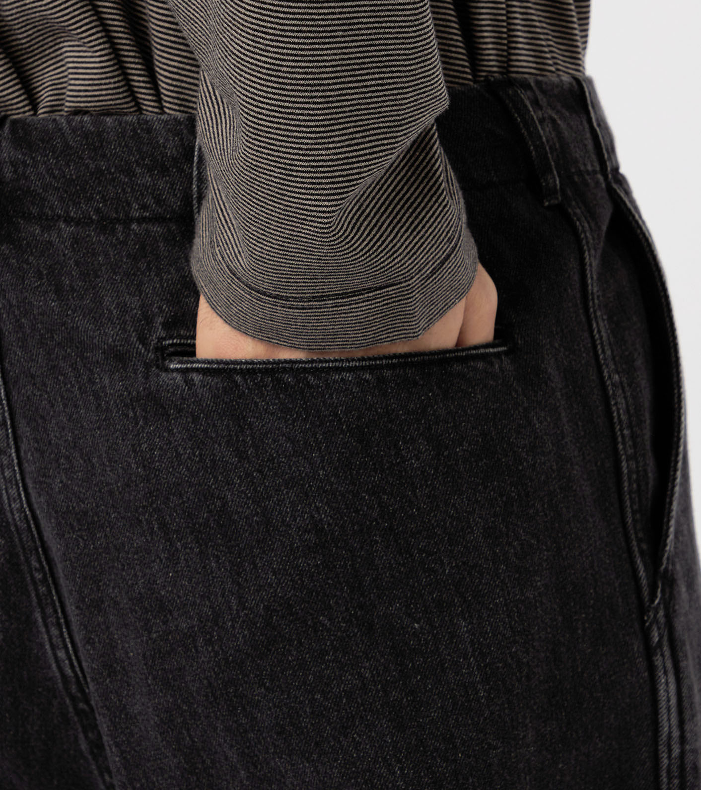 Wide Denim Pants