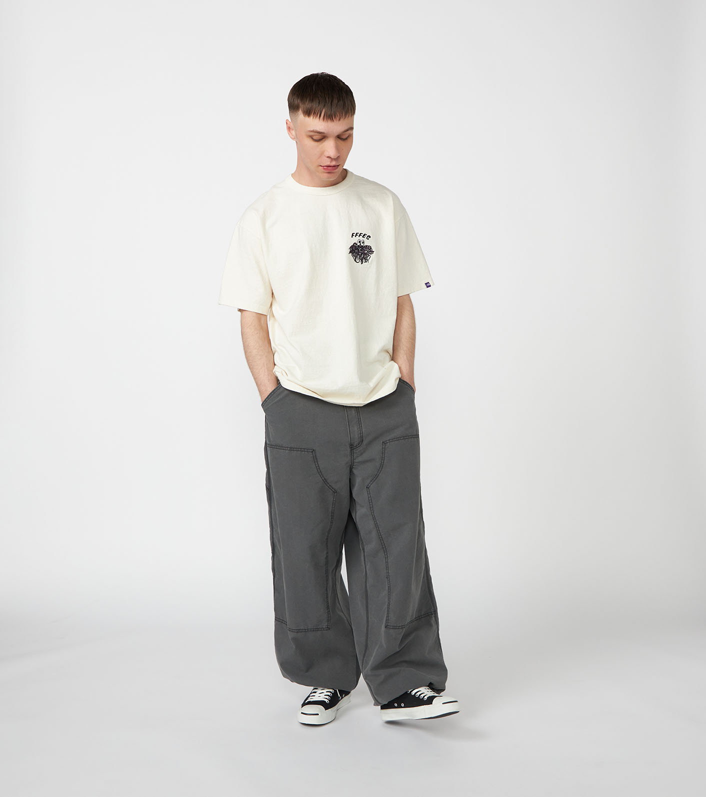 Cotton Nylon Weather Field Double Knee Pants