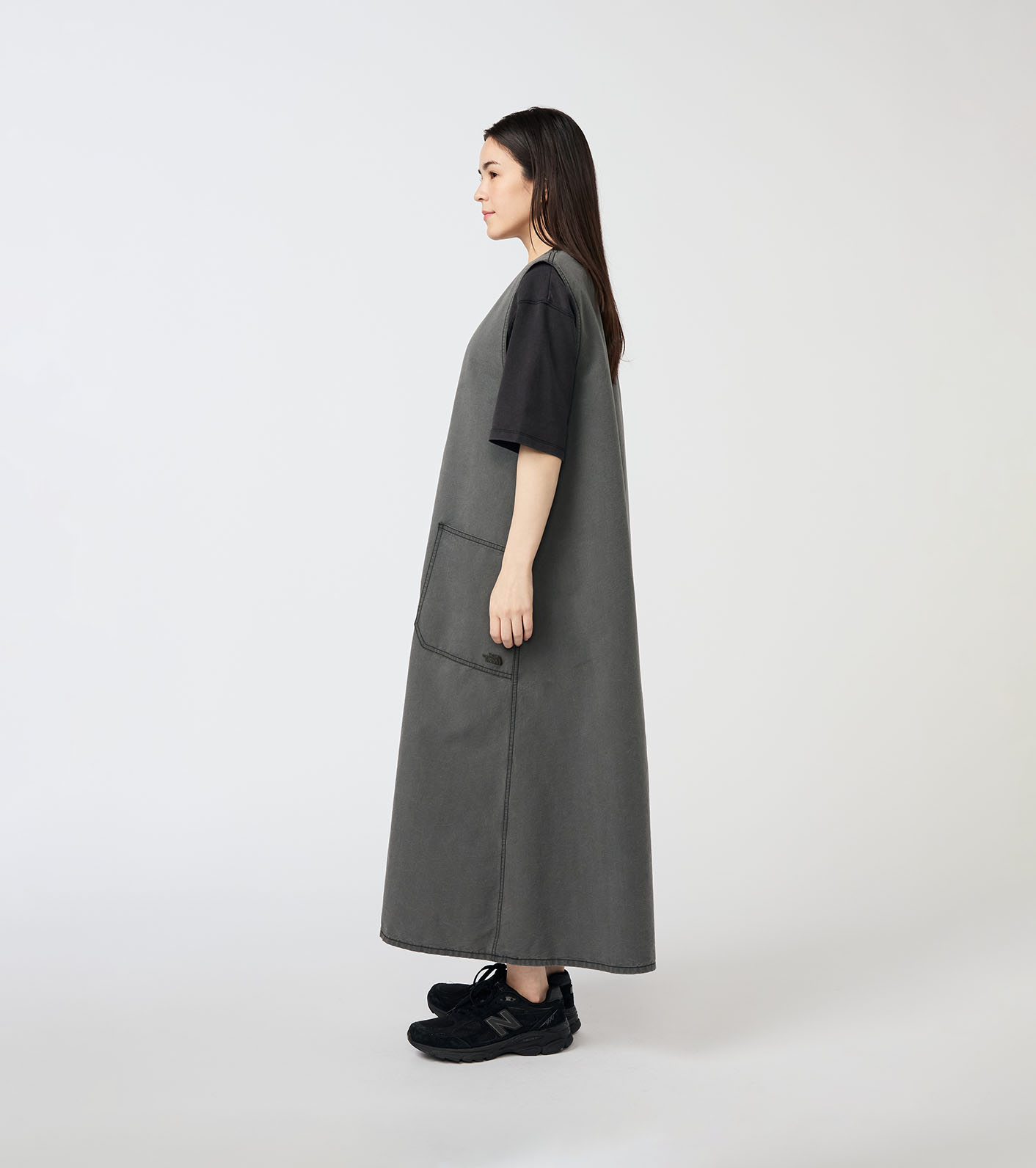 Cotton Nylon Weather Field Jumper Dress