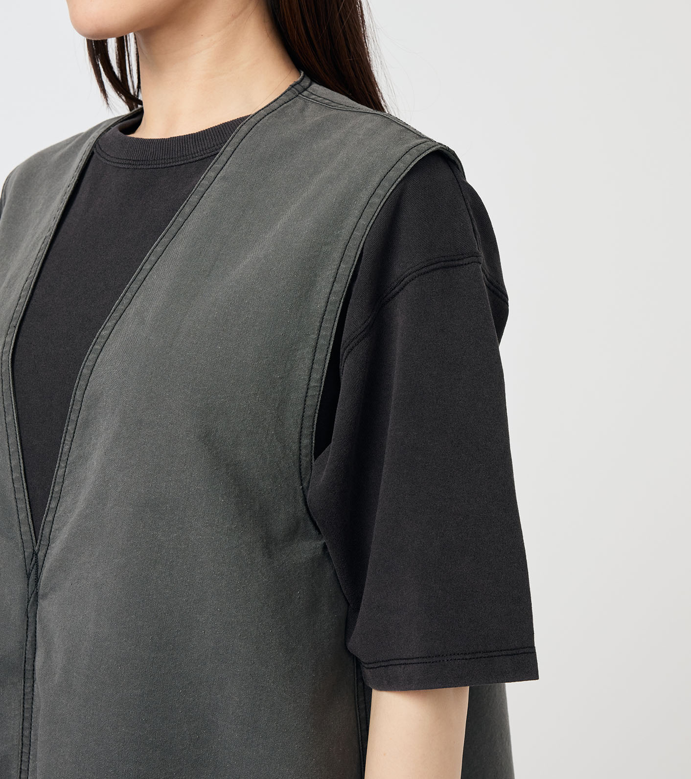 Cotton Nylon Weather Field Jumper Dress