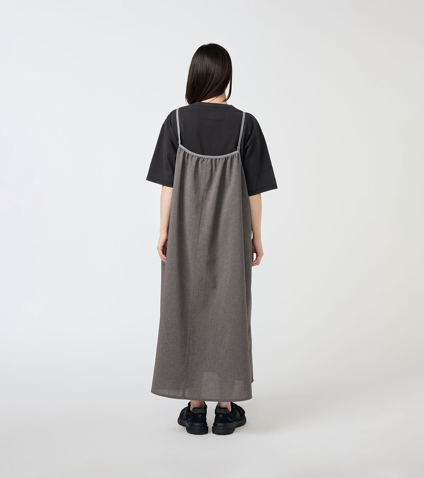 Polyester Tropical Field Camisole Dress