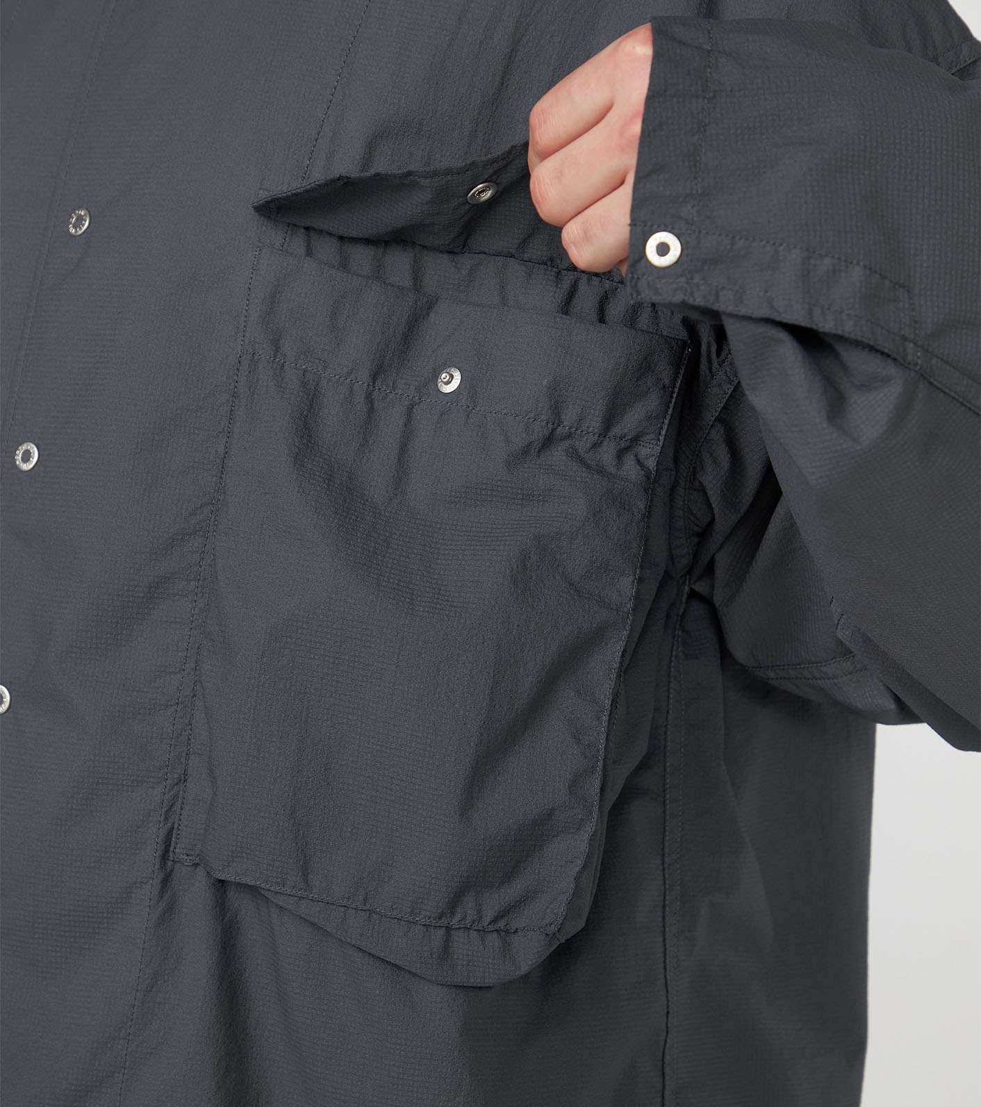 Garment Dyed Nylon Field Jacket