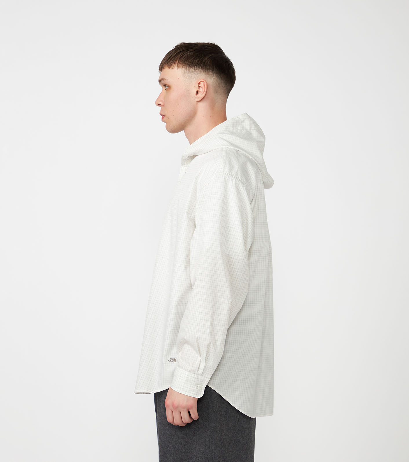 Graph Check Mountain Hooded Shirt