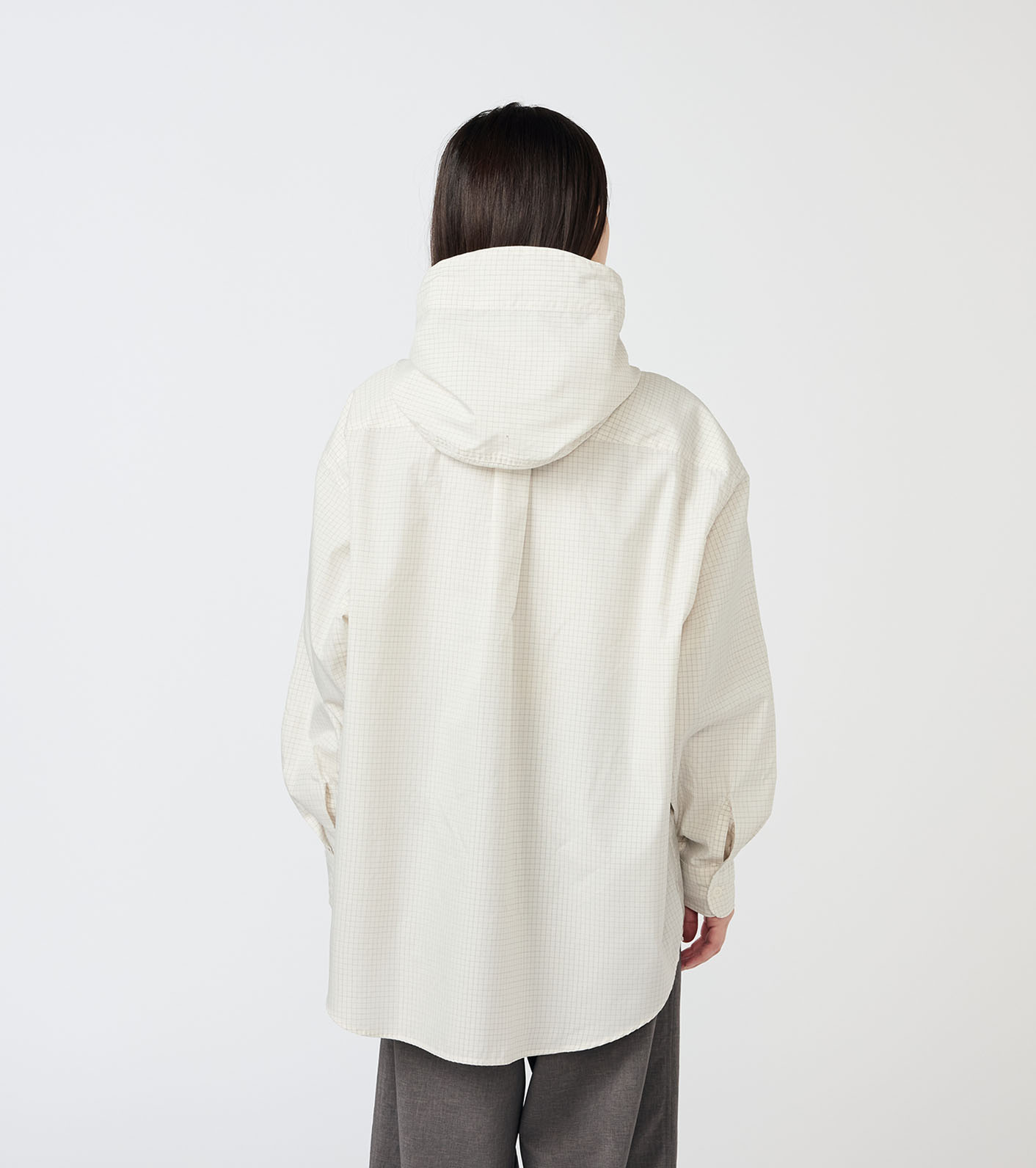 Graph Check Mountain Hooded Shirt