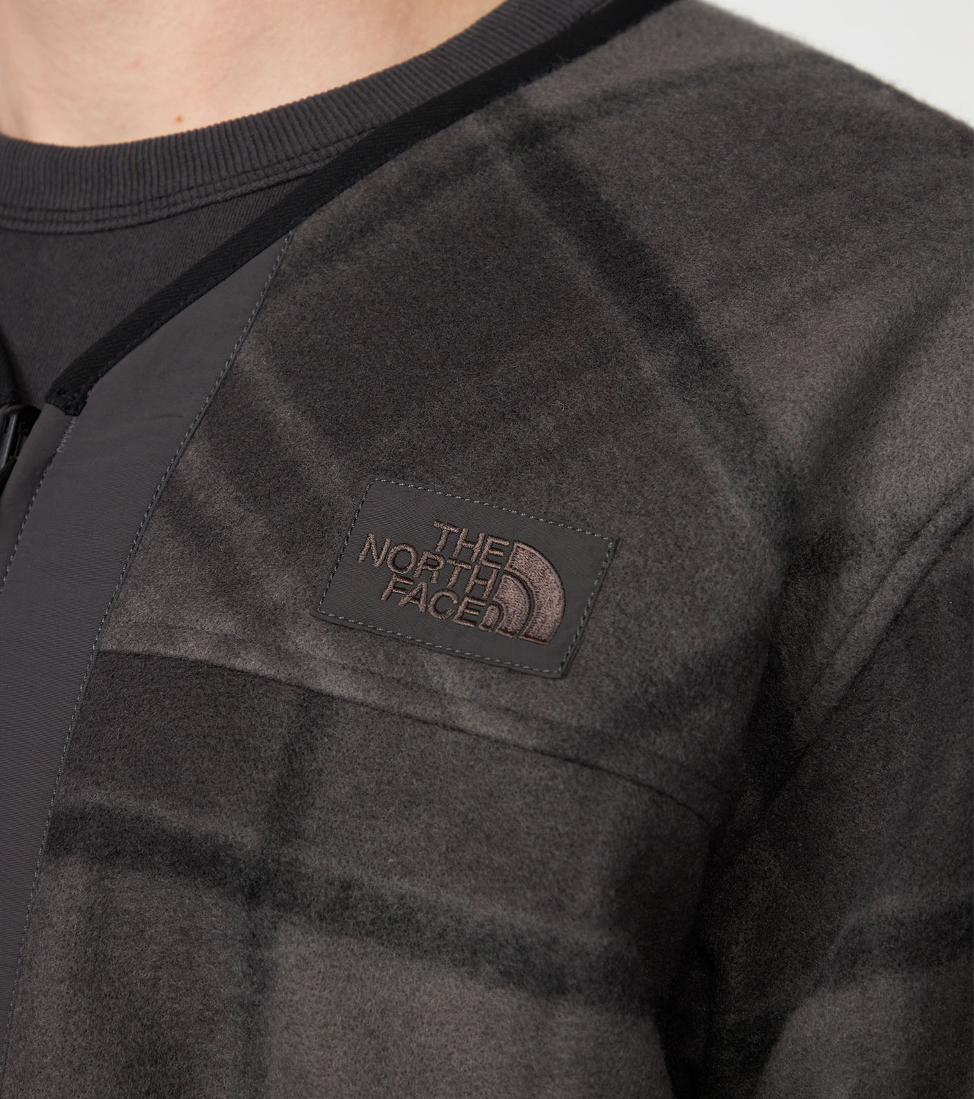 PLAS Plaid Fleece Field Cardigan