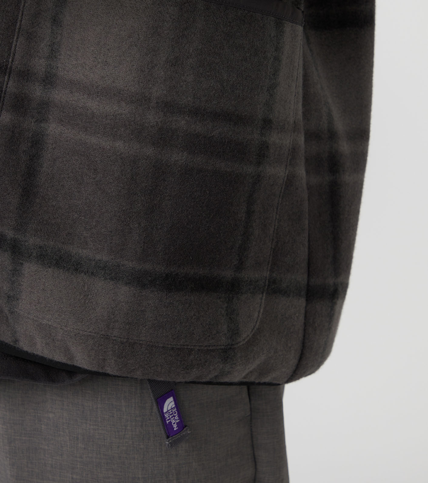 PLAS Plaid Fleece Field Cardigan