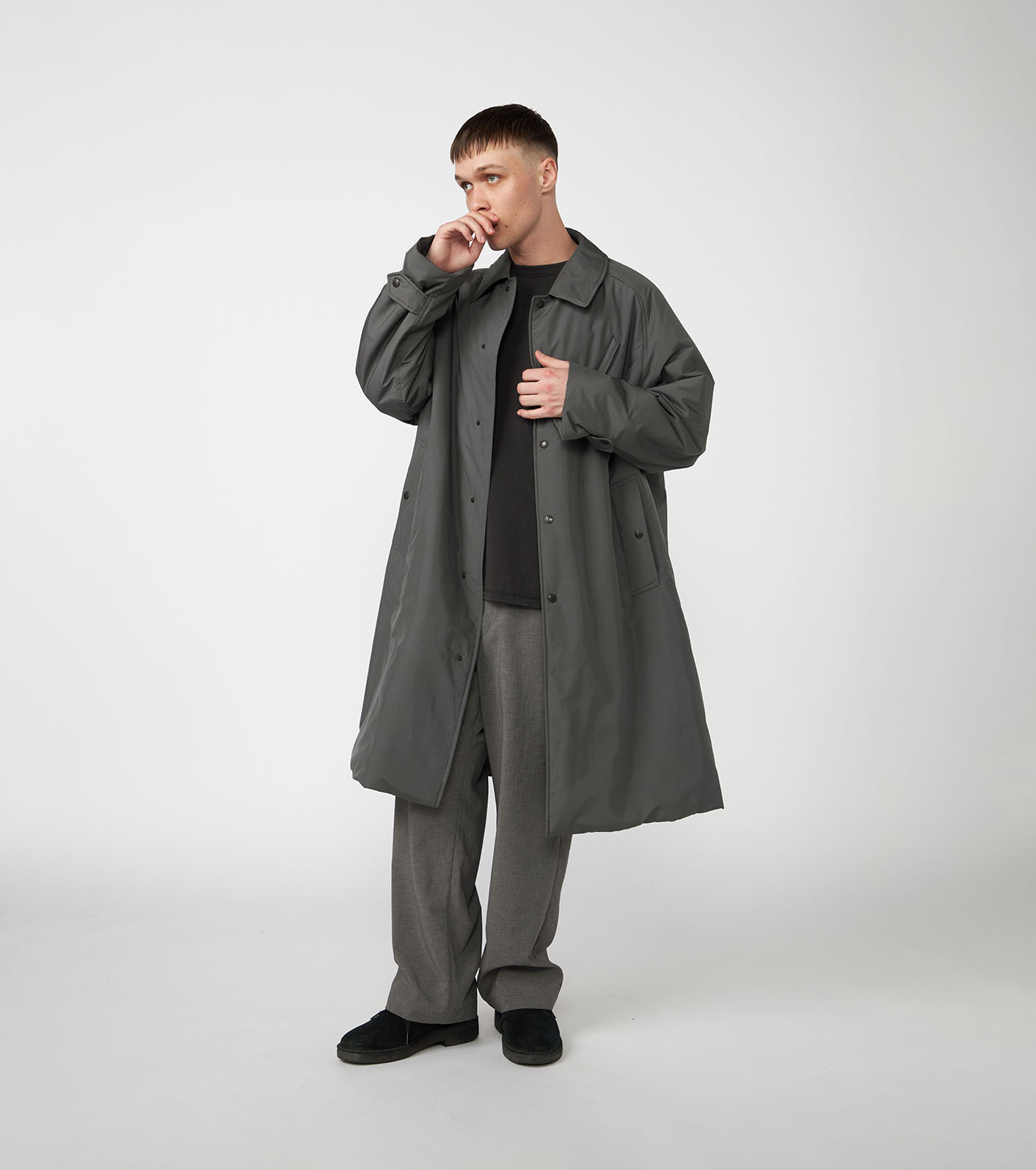 Insulation Soutien Collar Coat