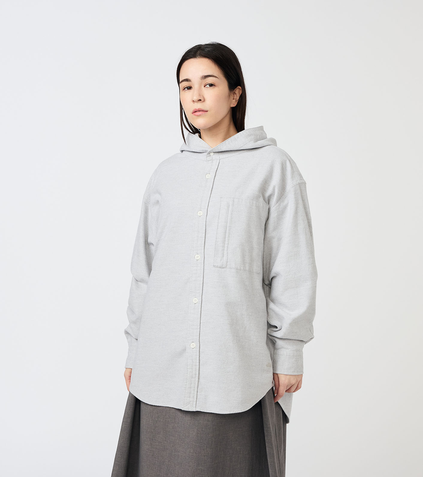 Flannel Mountain Hooded Shirt