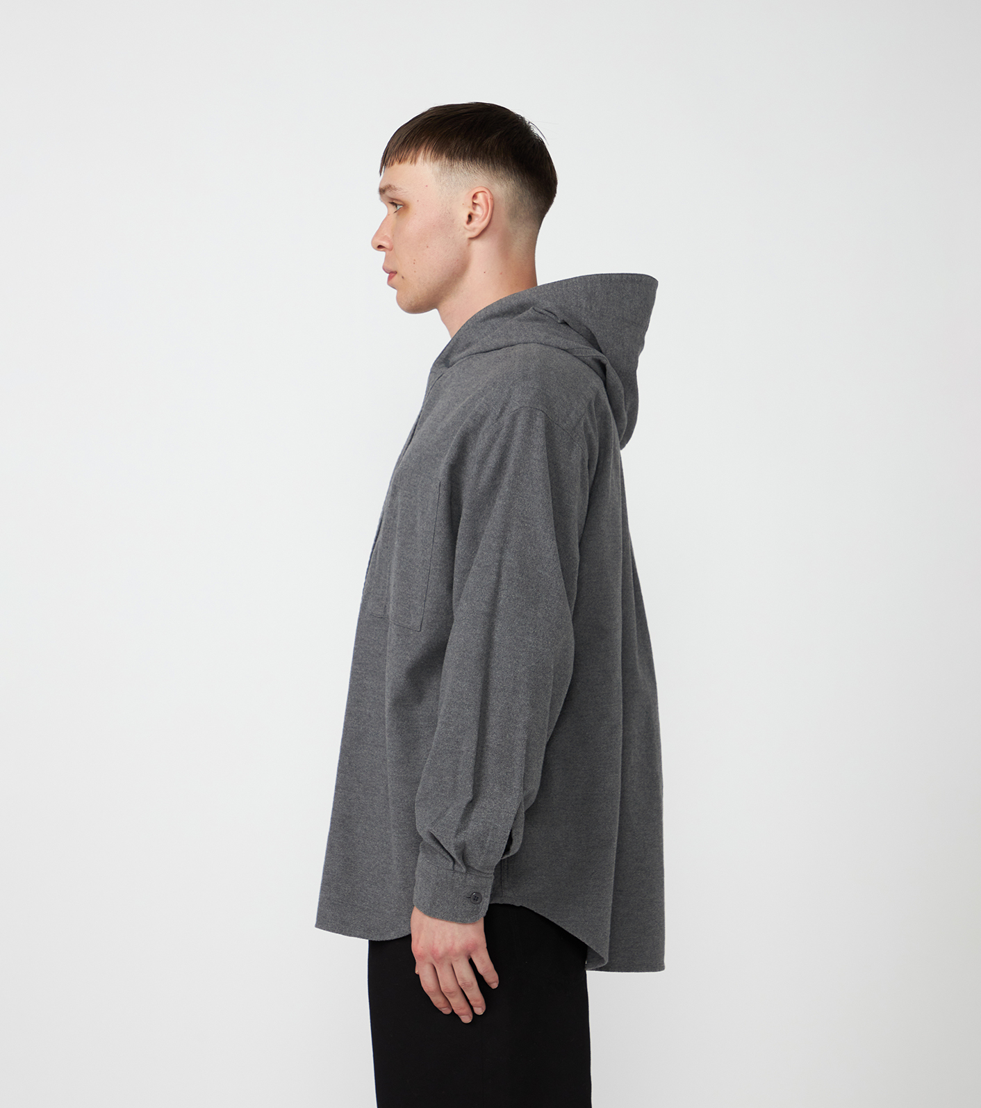Flannel Mountain Hooded Shirt