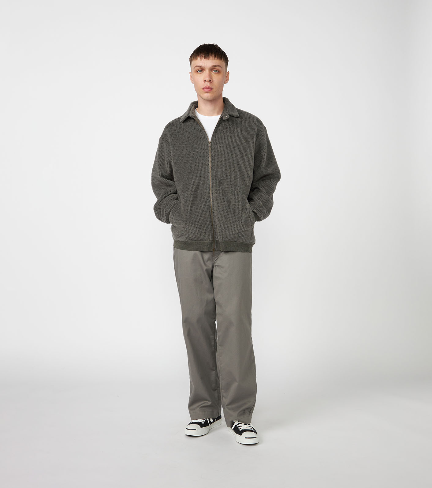POLARTEC Wool Fleece Sweater Jacket