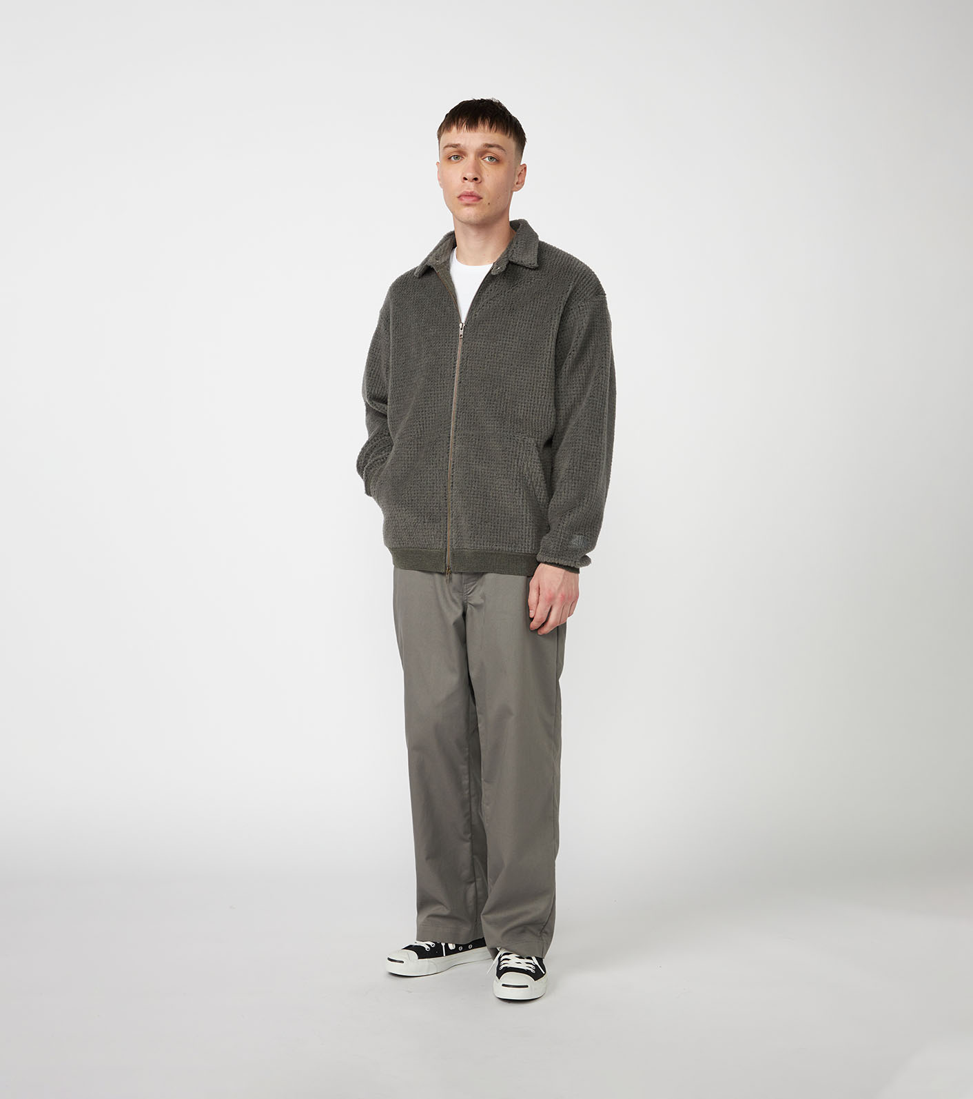 POLARTEC Wool Fleece Sweater Jacket