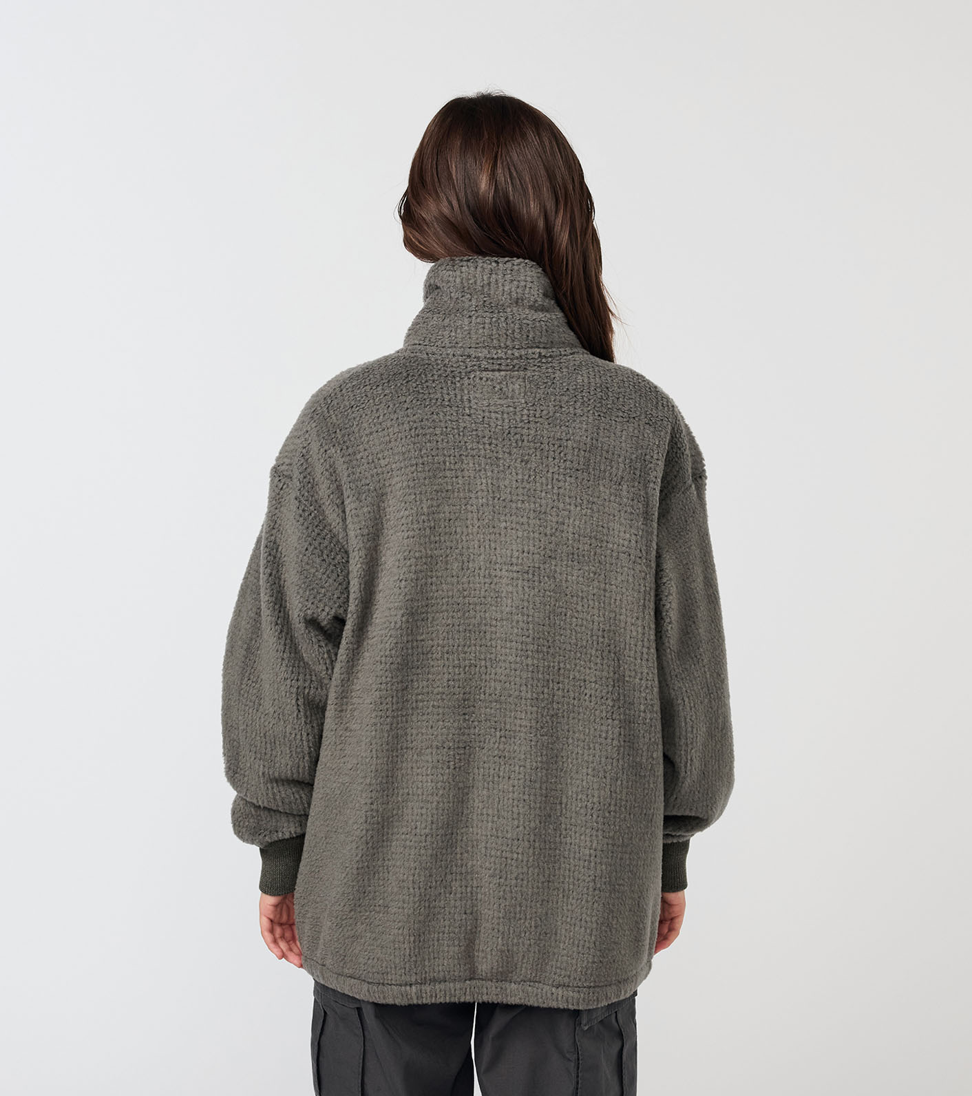 POLARTEC Wool Fleece Zip Up Sweater