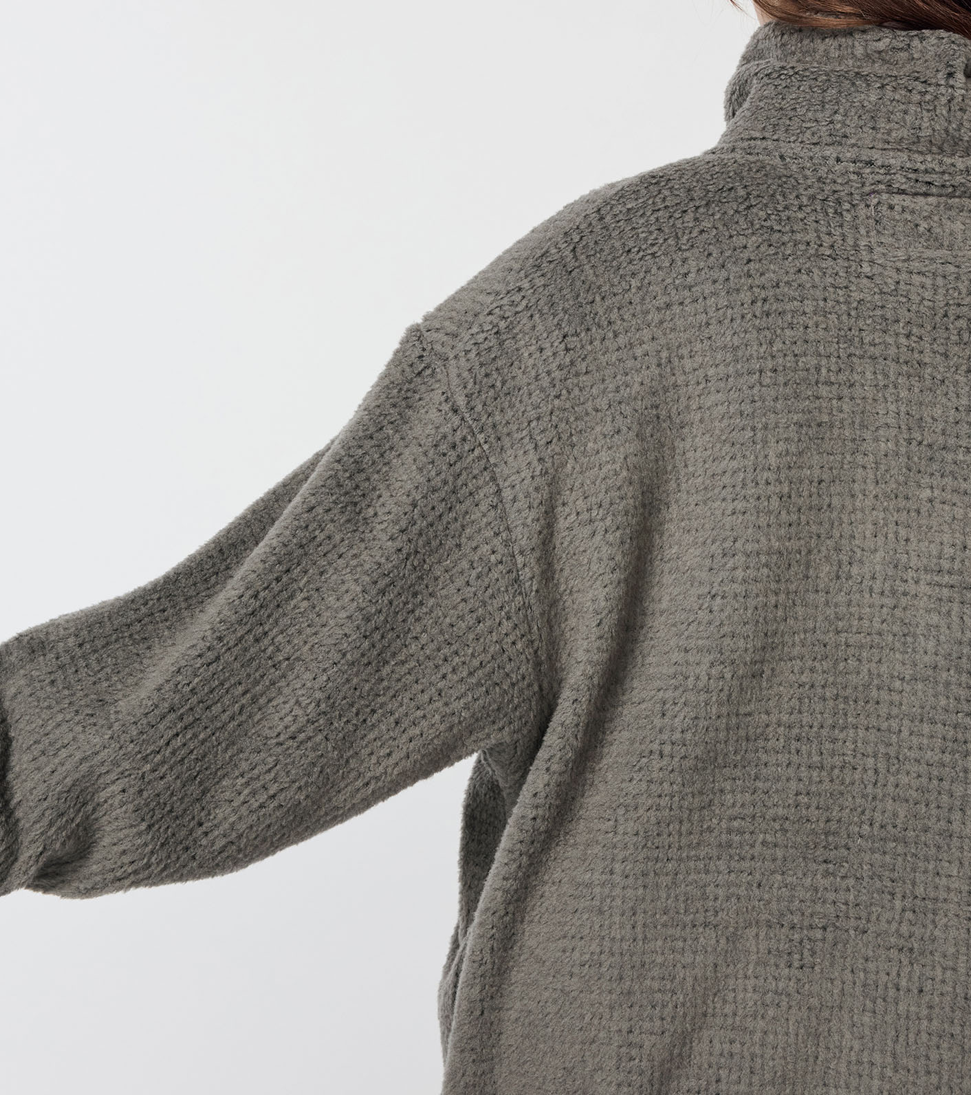 POLARTEC Wool Fleece Zip Up Sweater