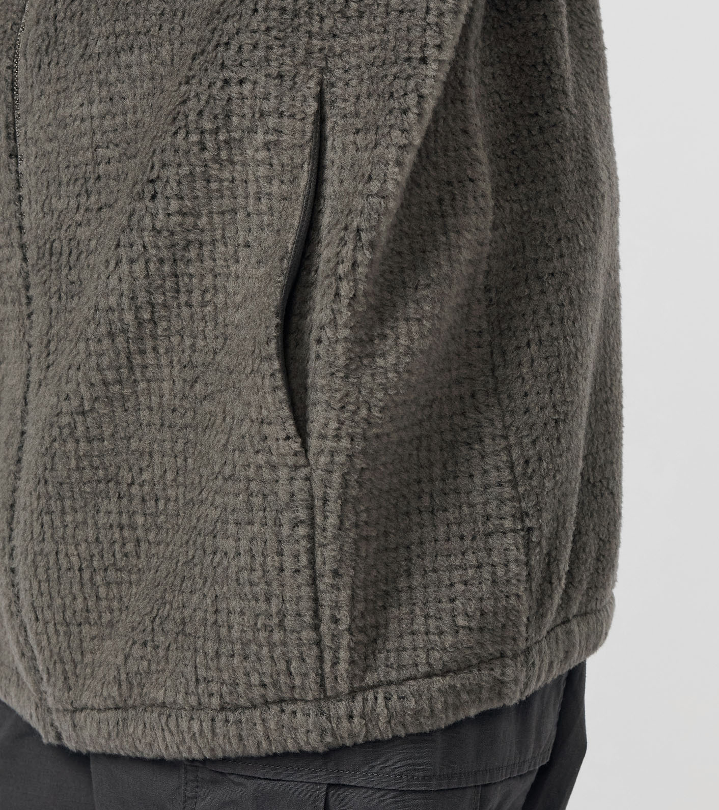 POLARTEC Wool Fleece Zip Up Sweater