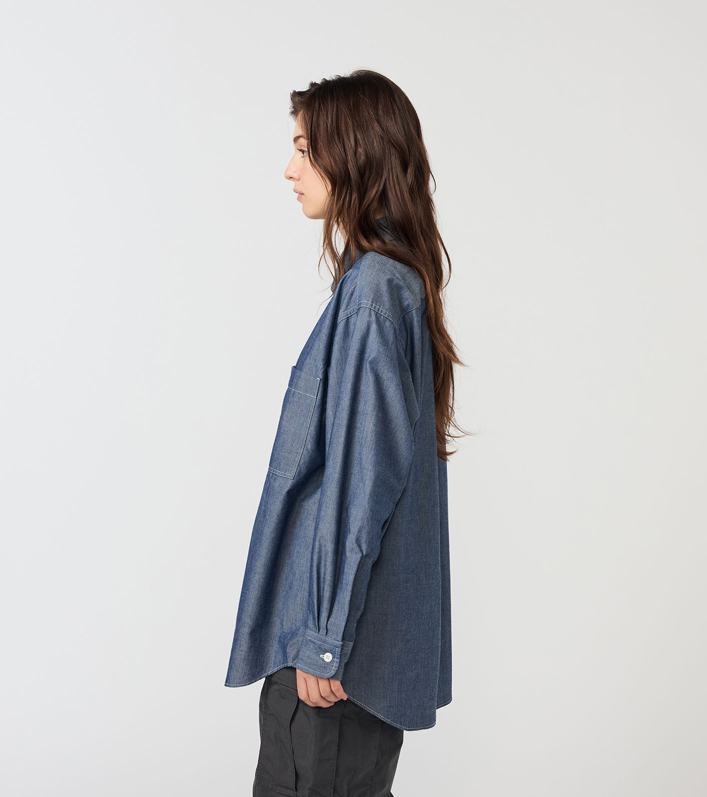 Regular Collar Chambray Field Shirt