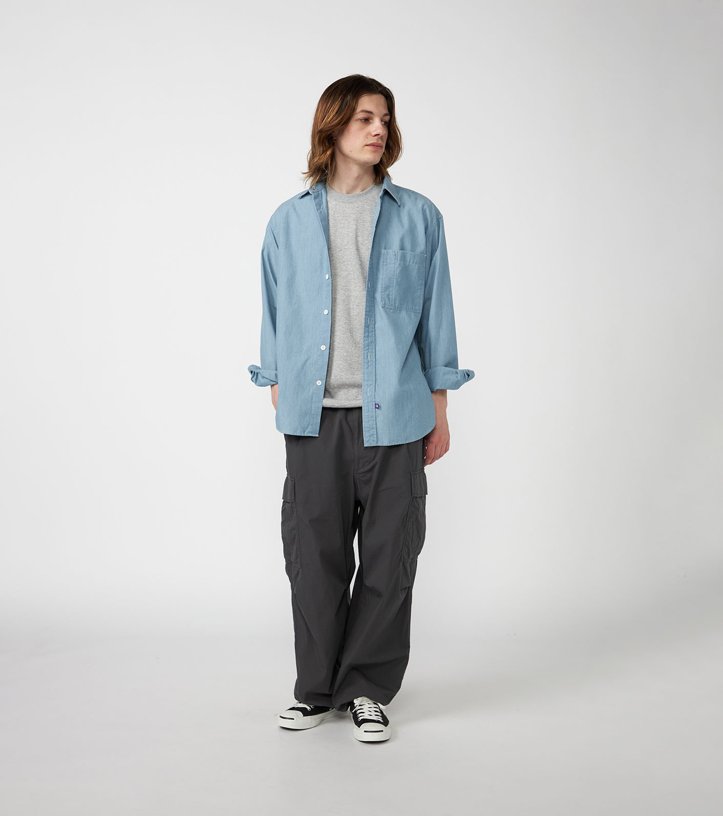 Regular Collar Chambray Field Shirt