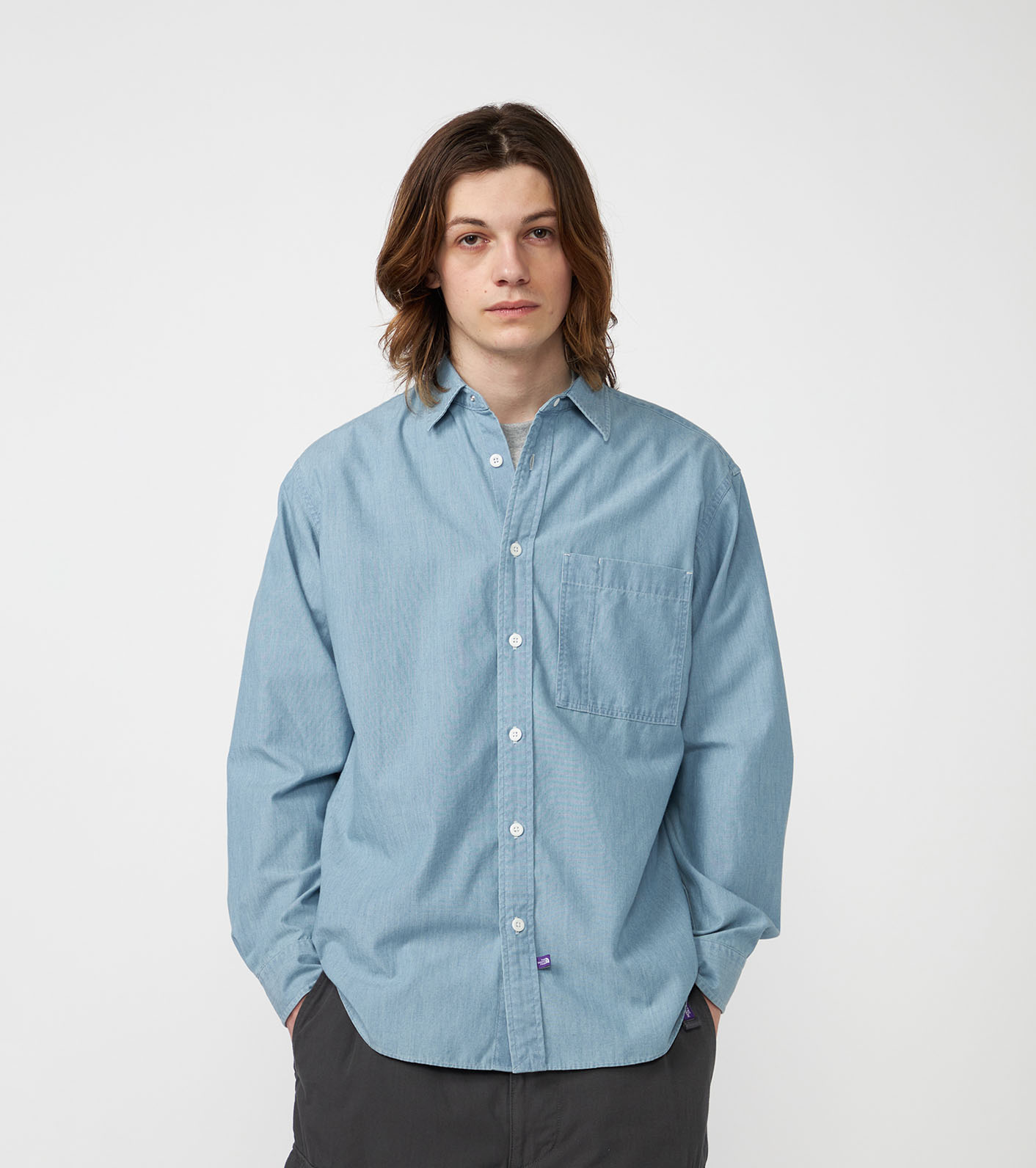 Regular Collar Chambray Field Shirt