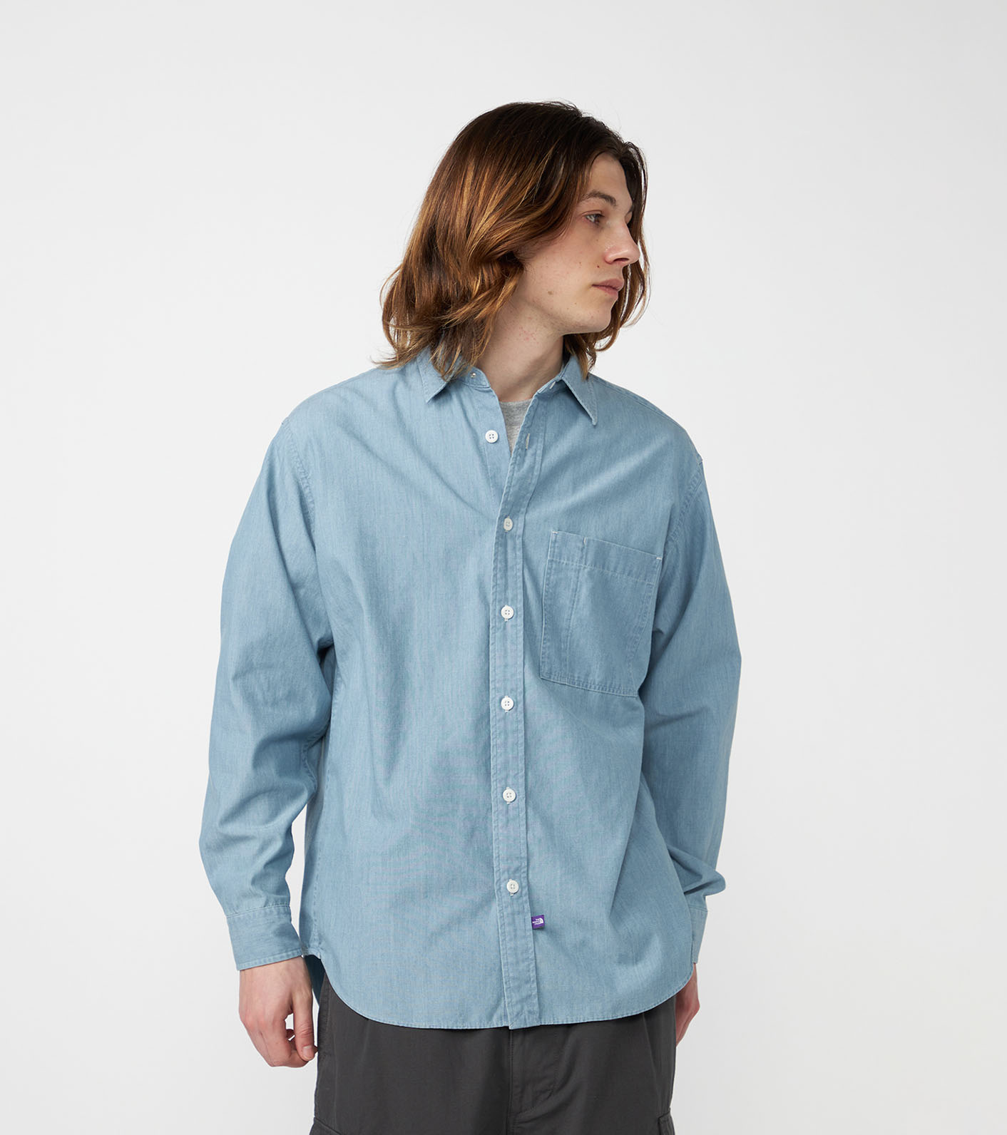 Regular Collar Chambray Field Shirt
