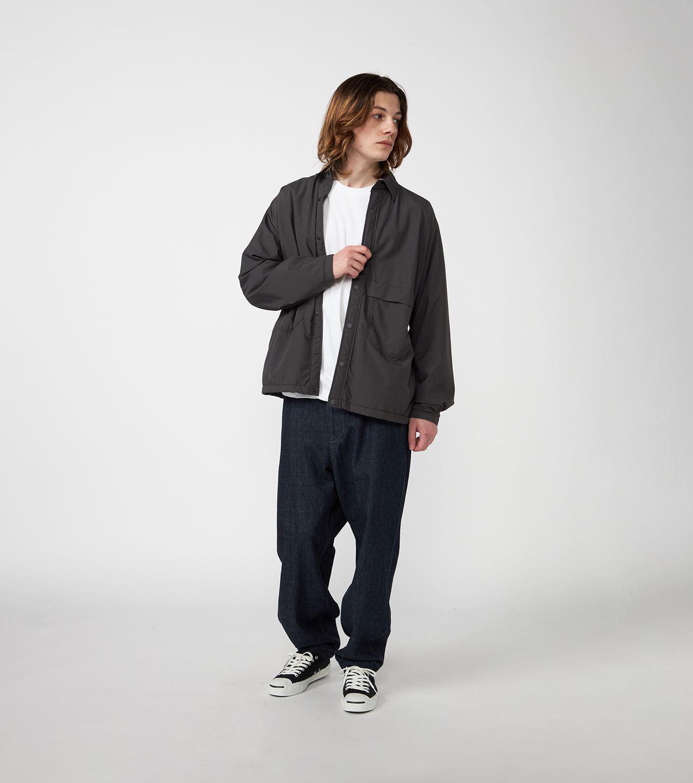 Denim Wide Tapered Field Pants