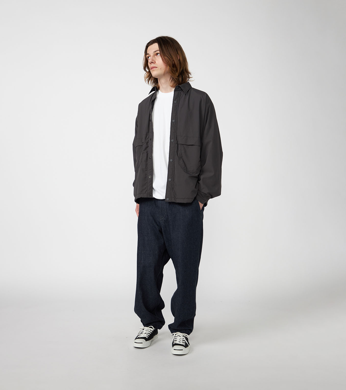 Denim Wide Tapered Field Pants