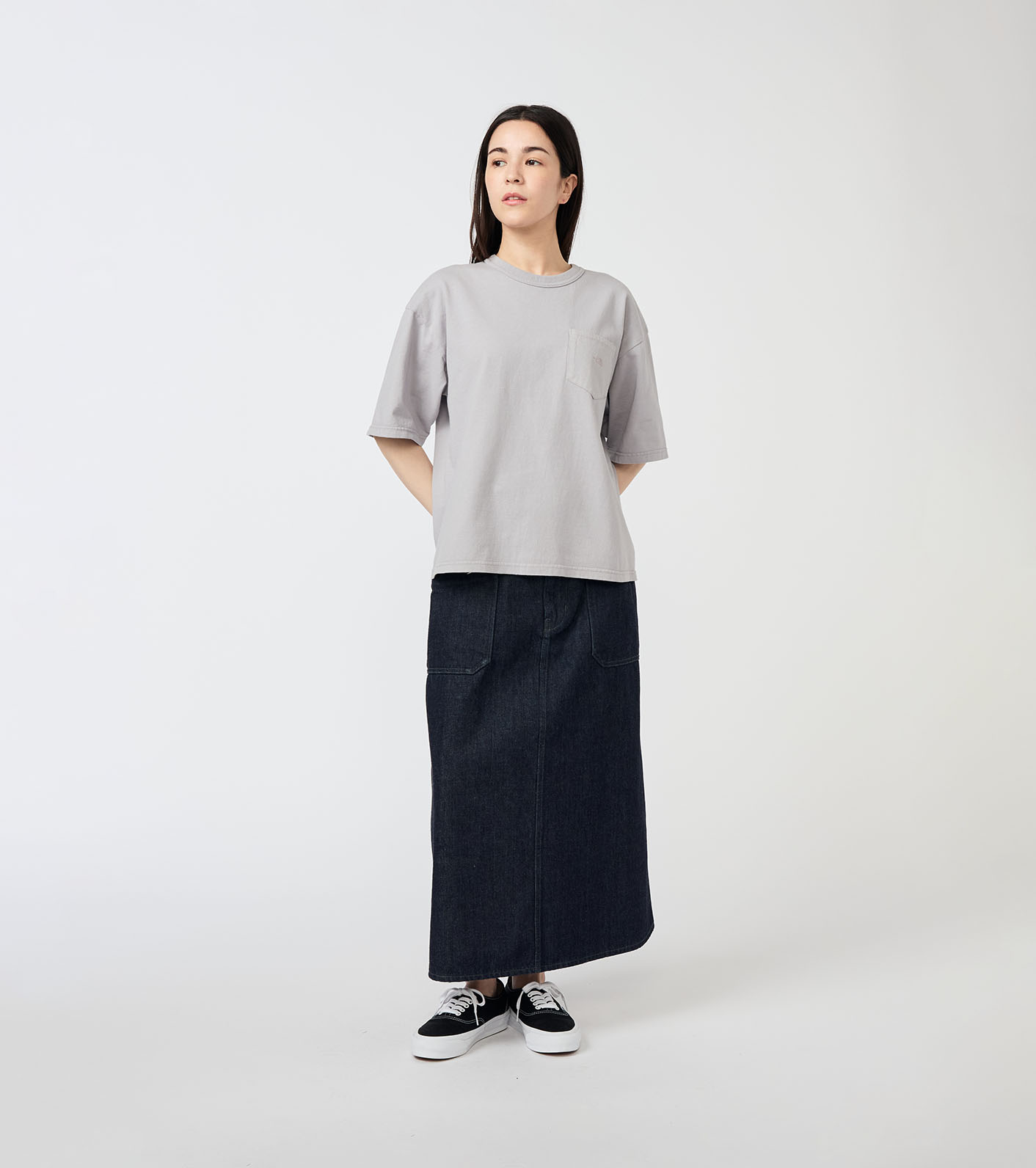 Denim Field Skirt