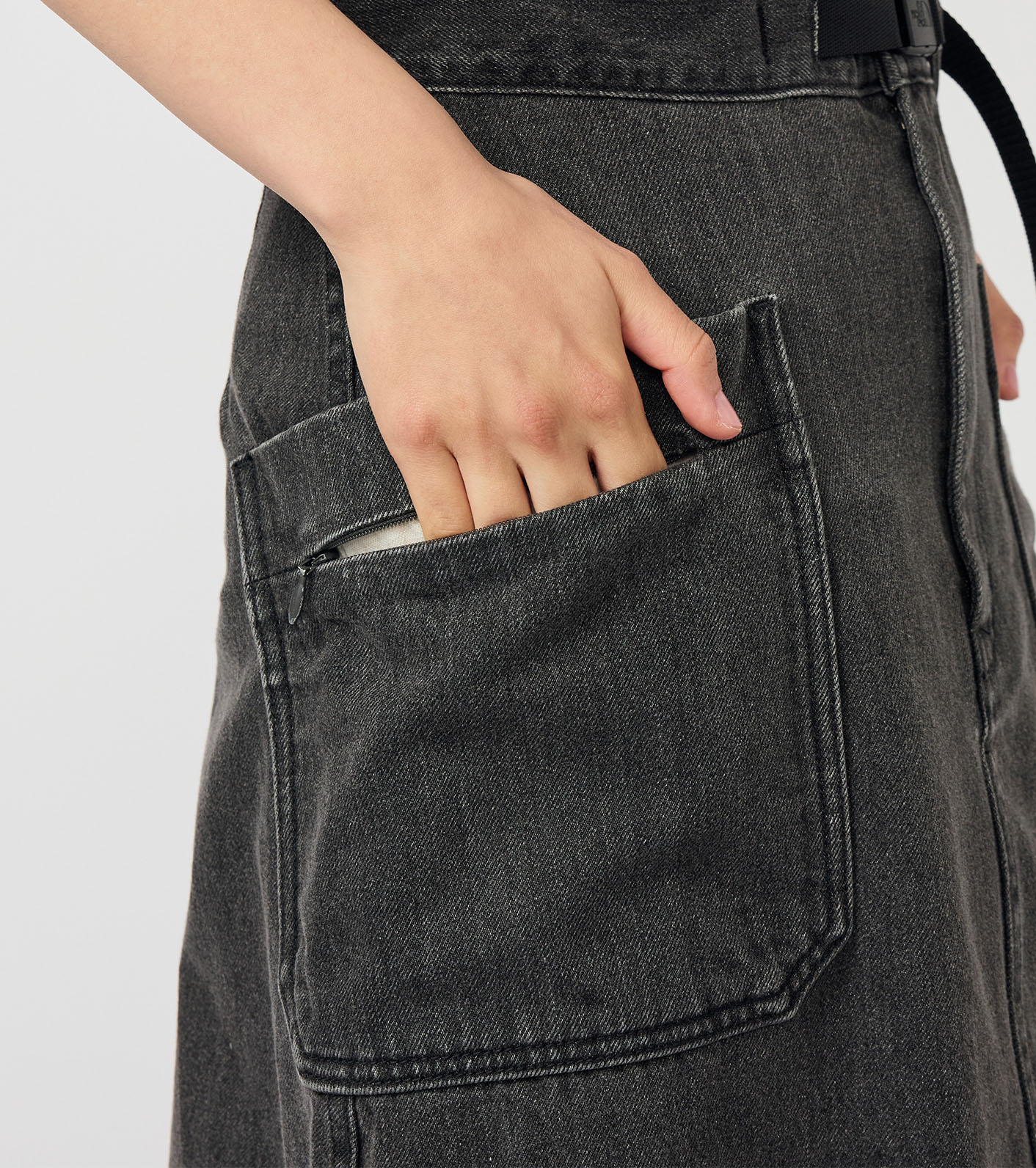 Denim Field Skirt