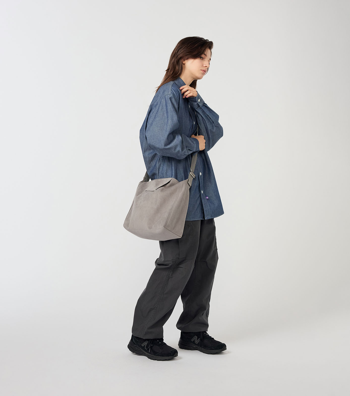 Synthetic Leather Shoulder Bag