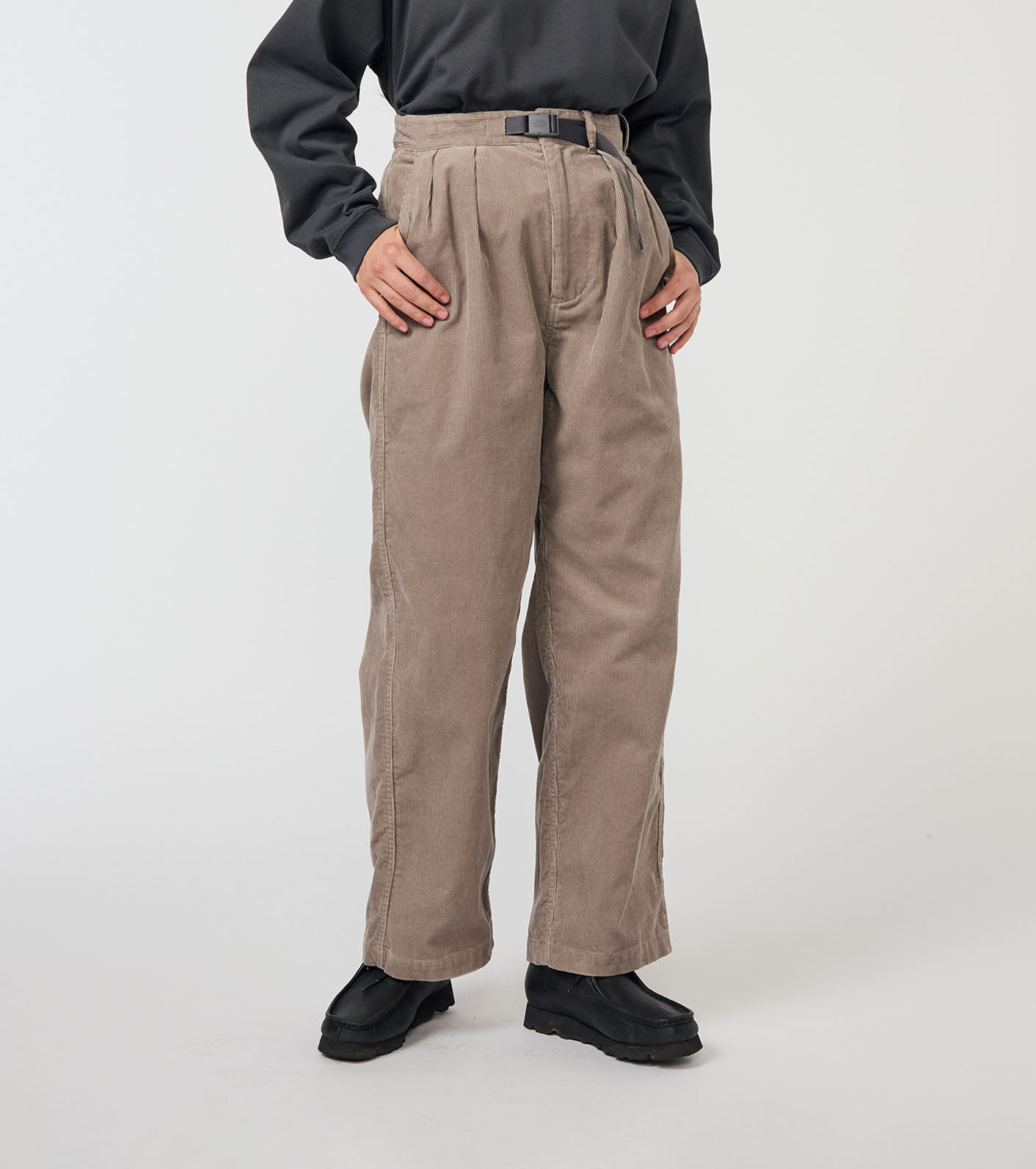 Corduroy Wide Straight Field Pants