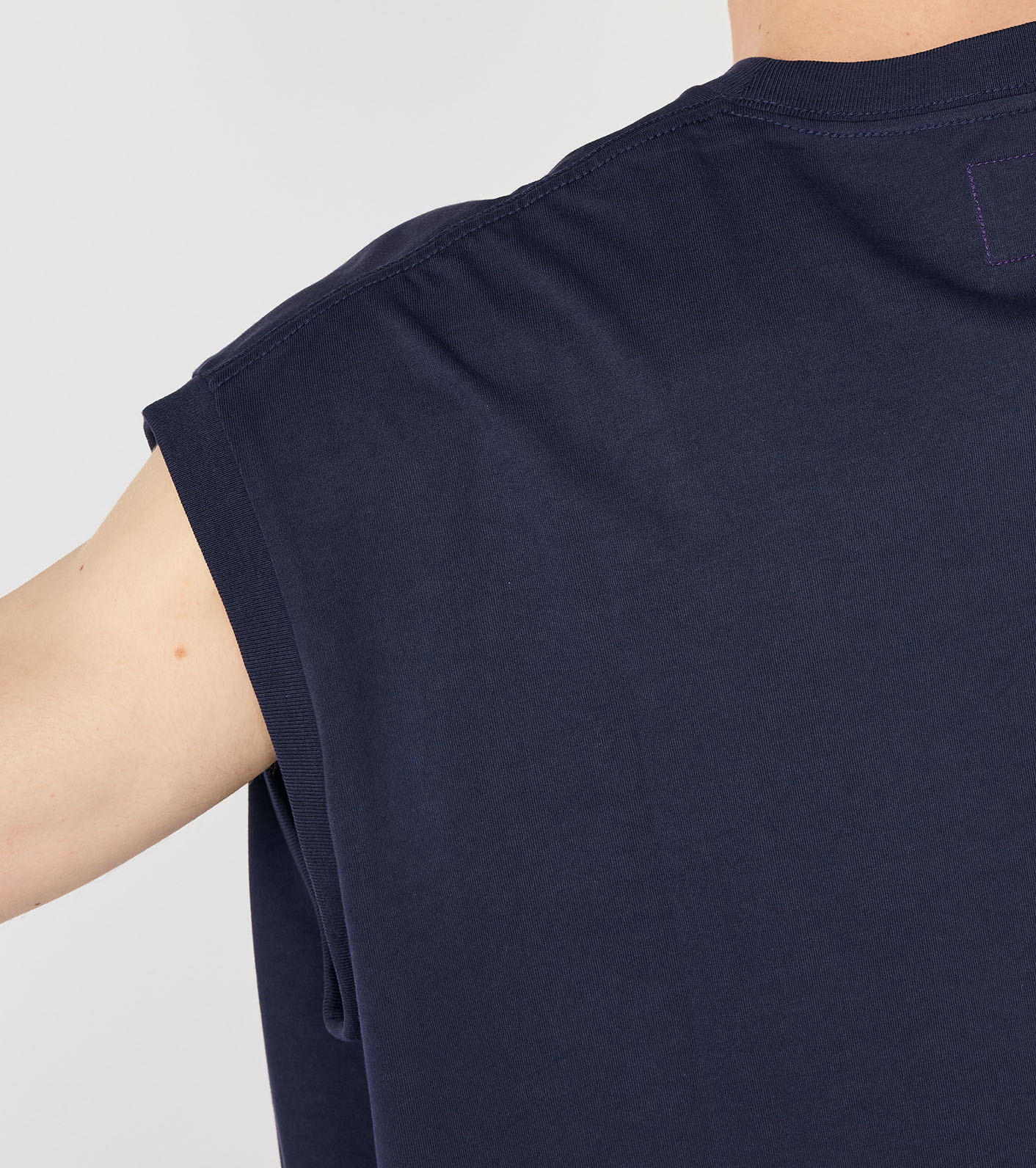 Cotton Jersey Sleeveless Big Tee