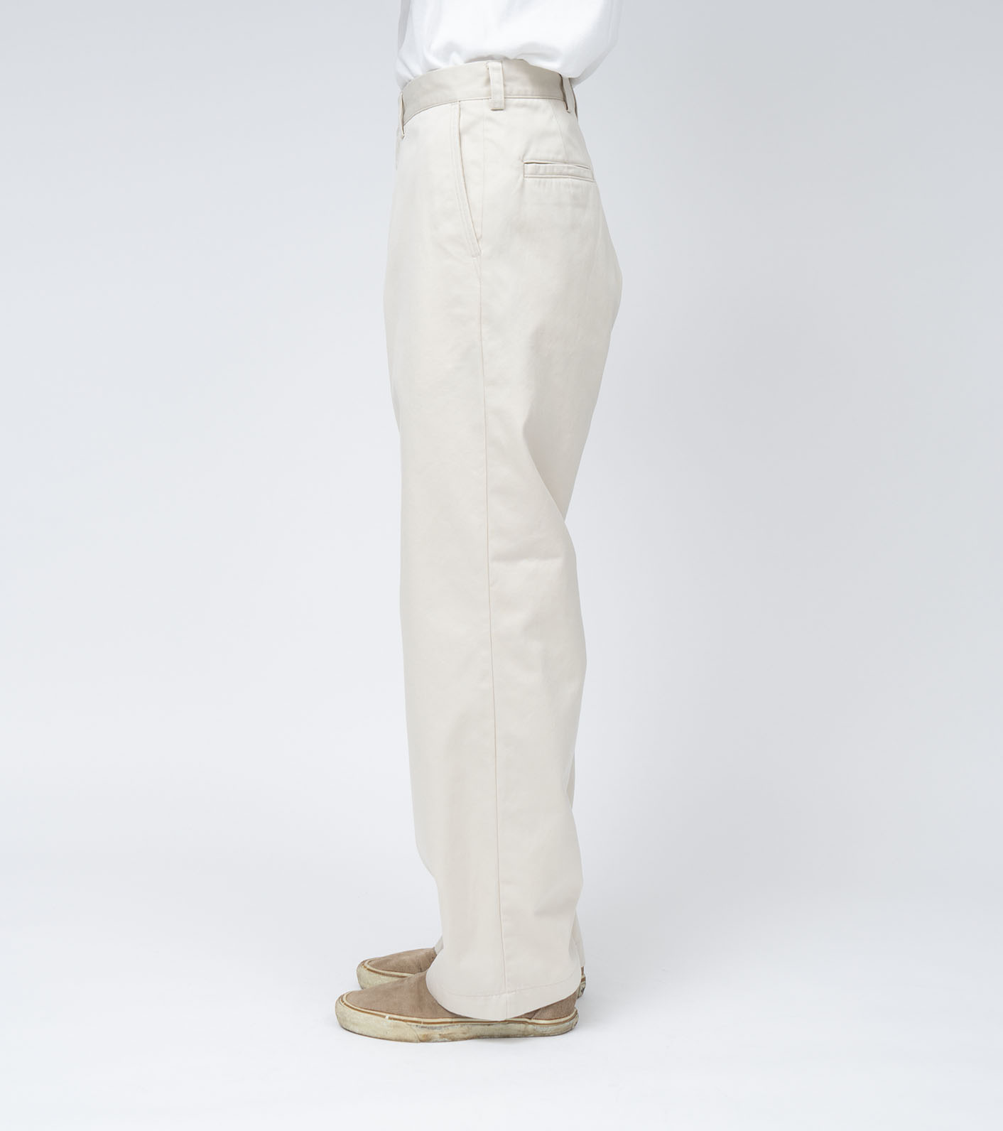 Wide Straight Chino Pants