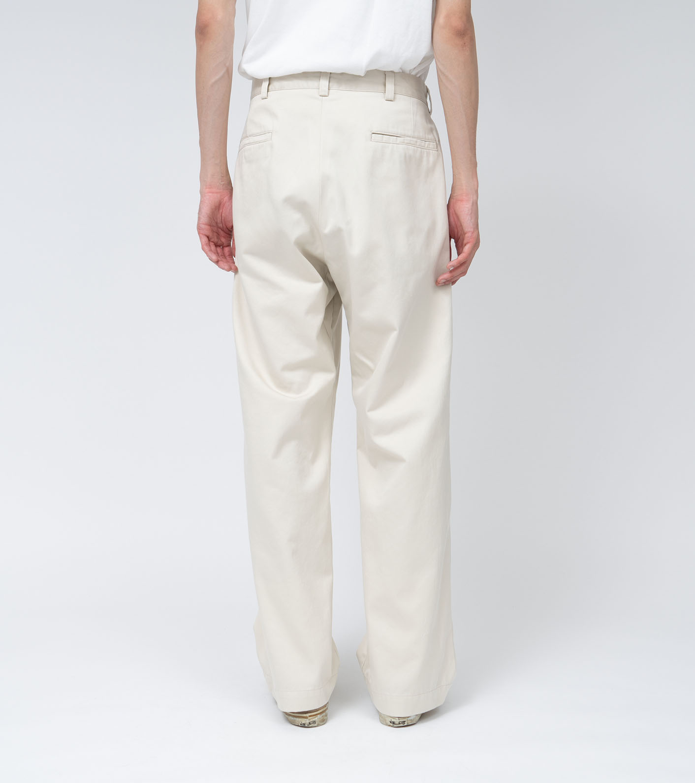 Wide Straight Chino Pants