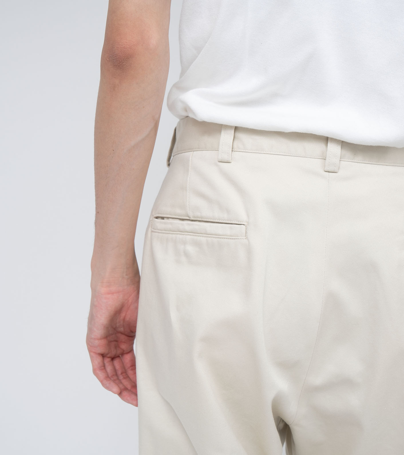 Wide Straight Chino Pants