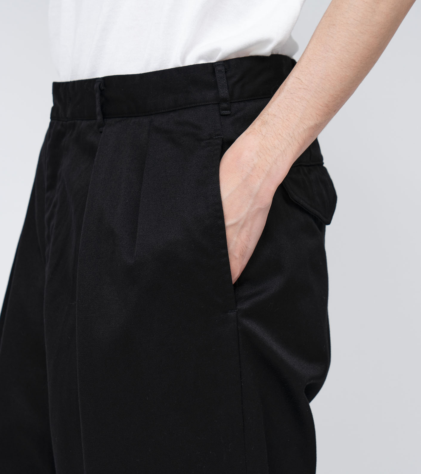 Double Pleat Chino Pants