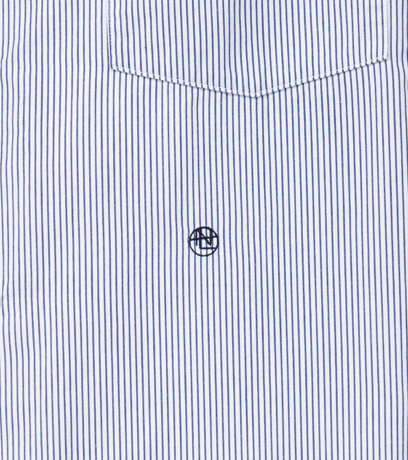 Regular Collar Stripe Wind Shirt